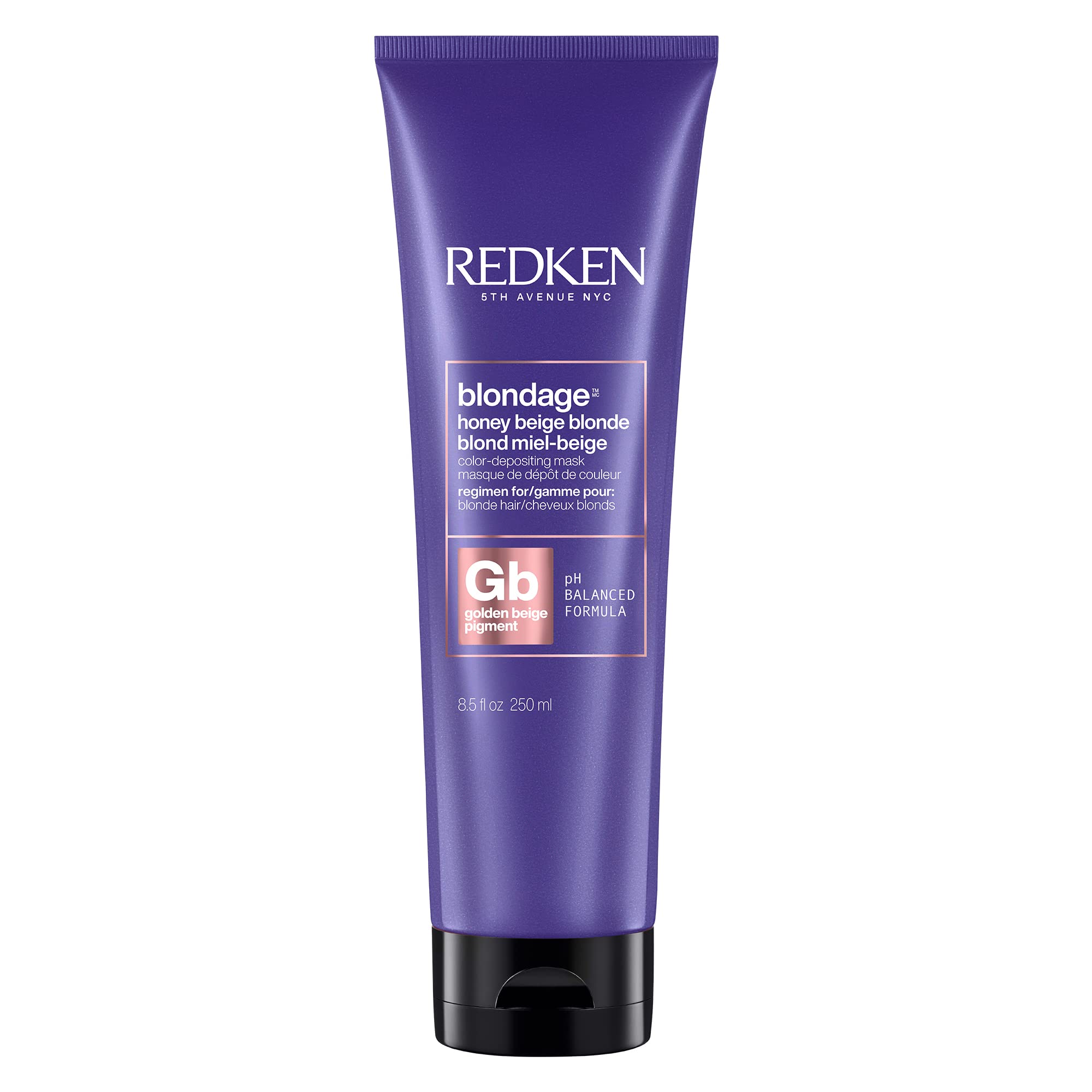 Mascarilla Depositante De Color Redken Blondage Honey Beige 250 Ml - Venta Internacional.