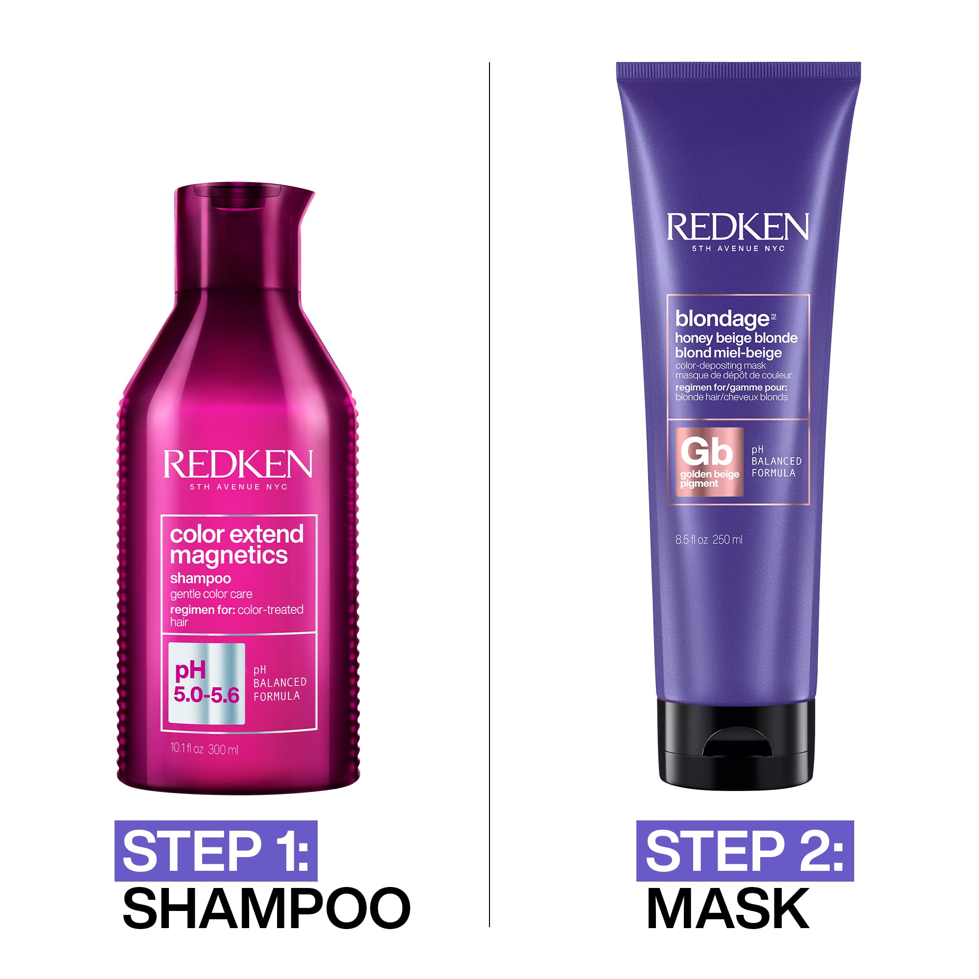 Foto 5 pulgar | Mascarilla Depositante De Color Redken Blondage Honey Beige 250 Ml - Venta Internacional.