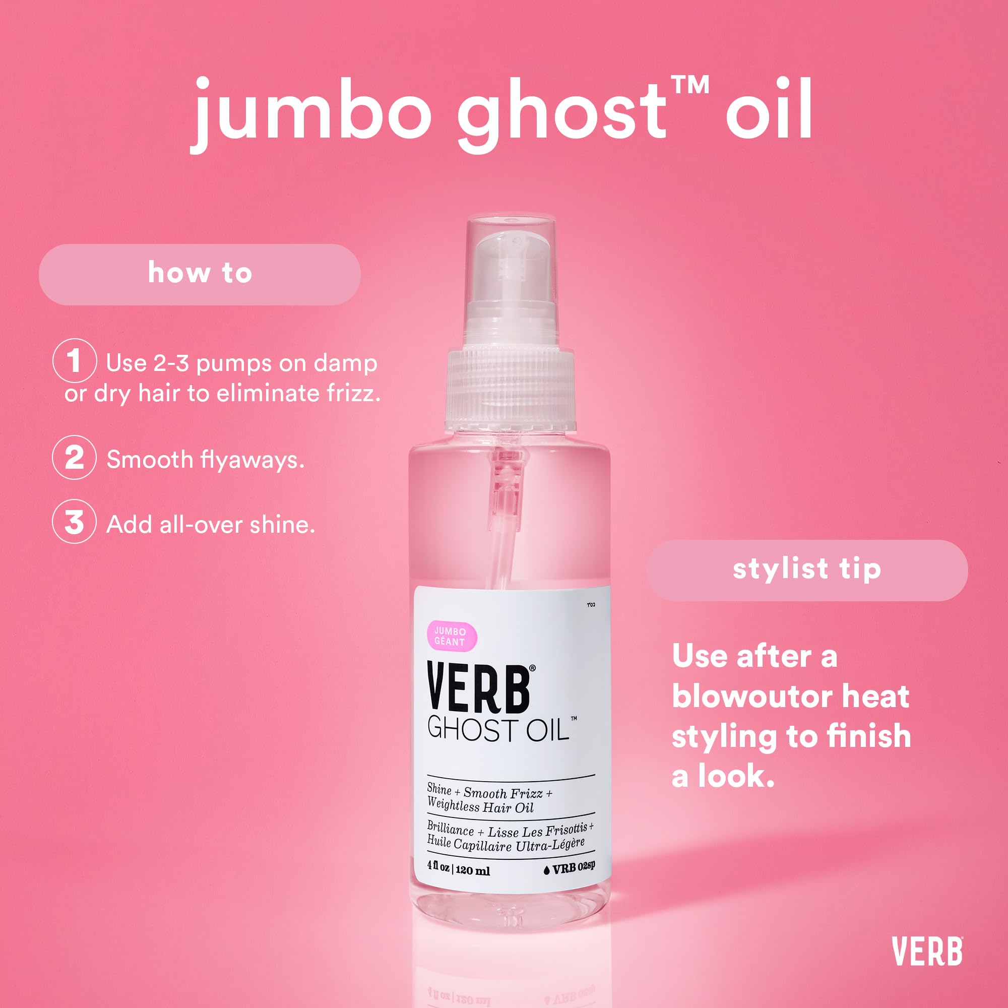 Foto 3 pulgar | Aceite Capilar Verb Ghost Oil 120 Ml Para Todo Tipo De Cabello - Venta Internacional.