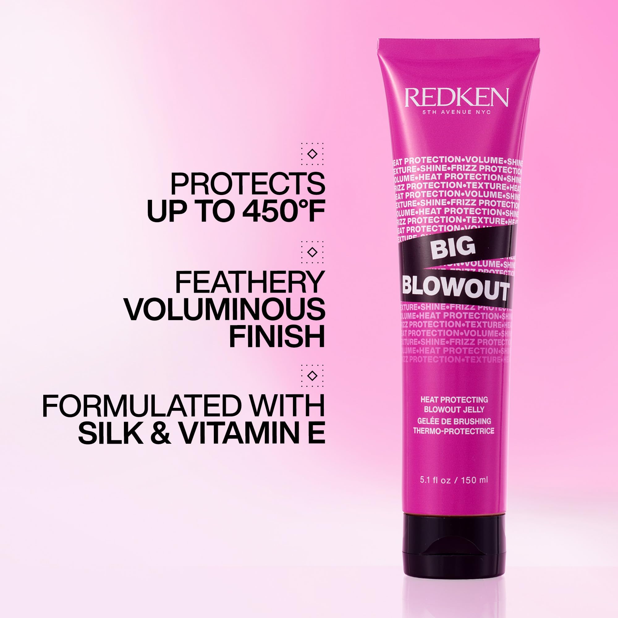 Foto 4 pulgar | Sérum En Gel Protector Contra El Calor Redken Big Blowout 150 Ml - Venta Internacional.