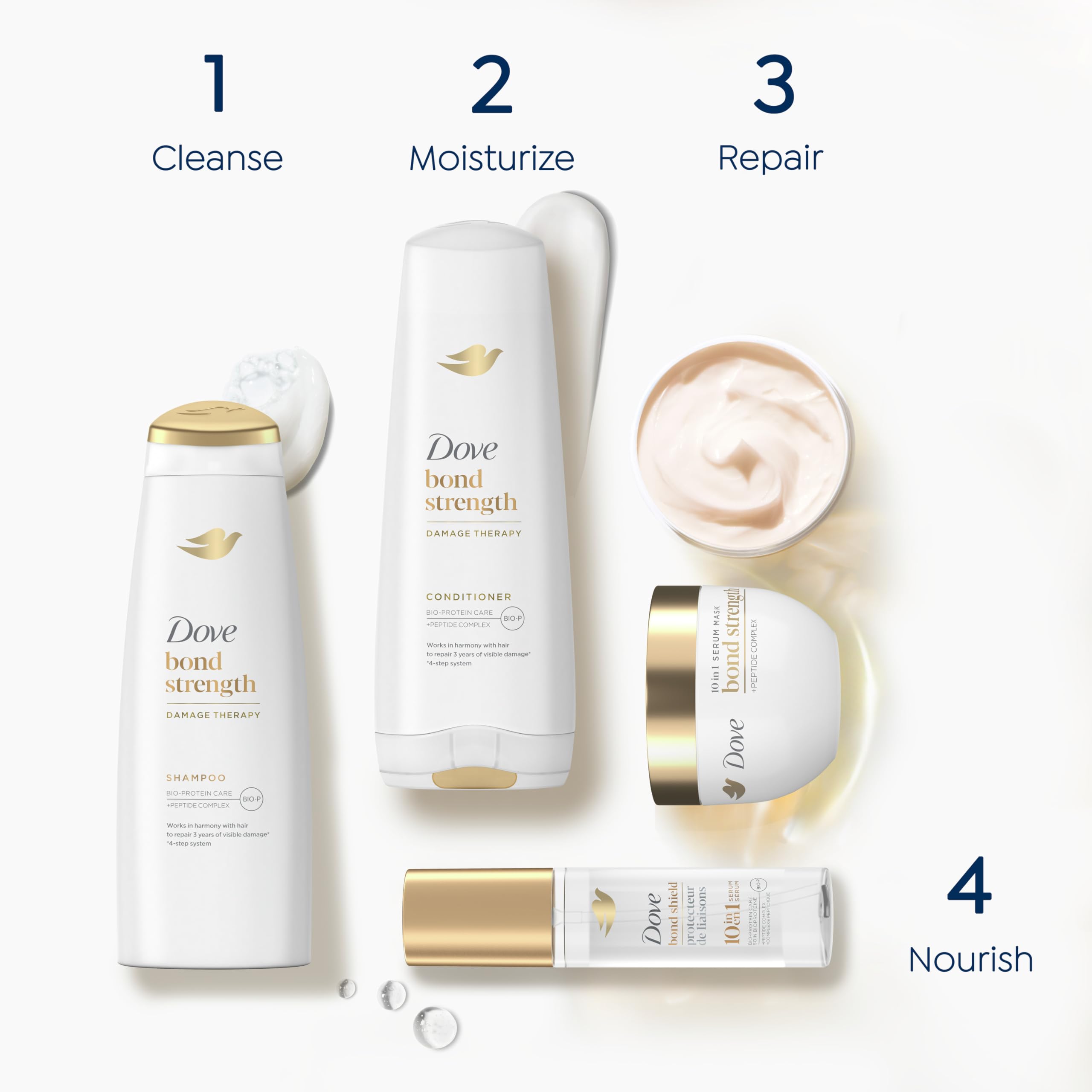 Foto 6 pulgar | Mascarilla Sérum Dove Bond Strength 10 En 1 Para Cabello Dañado 270 Ml - Venta Internacional.