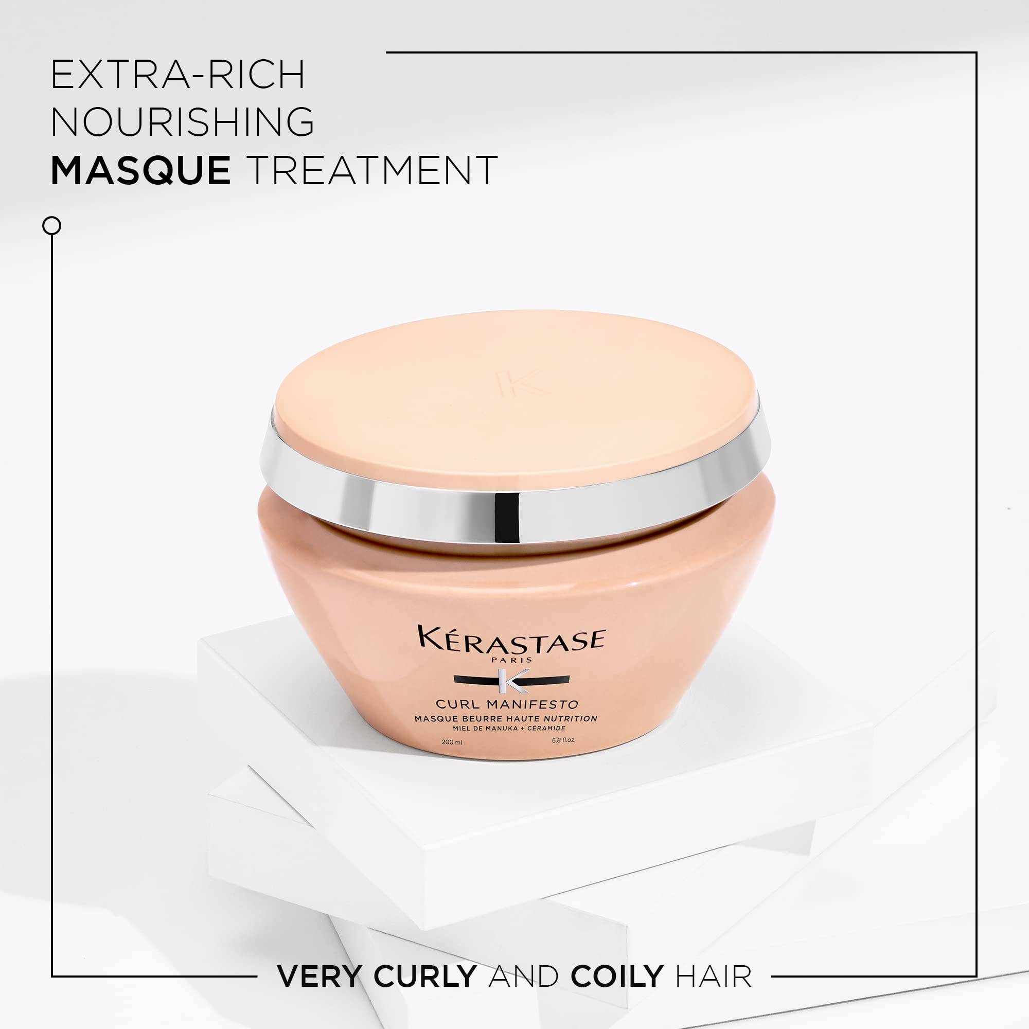 Foto 3 pulgar | Mascarilla Capilar Kerastase Curl Manifesto Beurre Haute Nutrition 200 Ml - Venta Internacional.