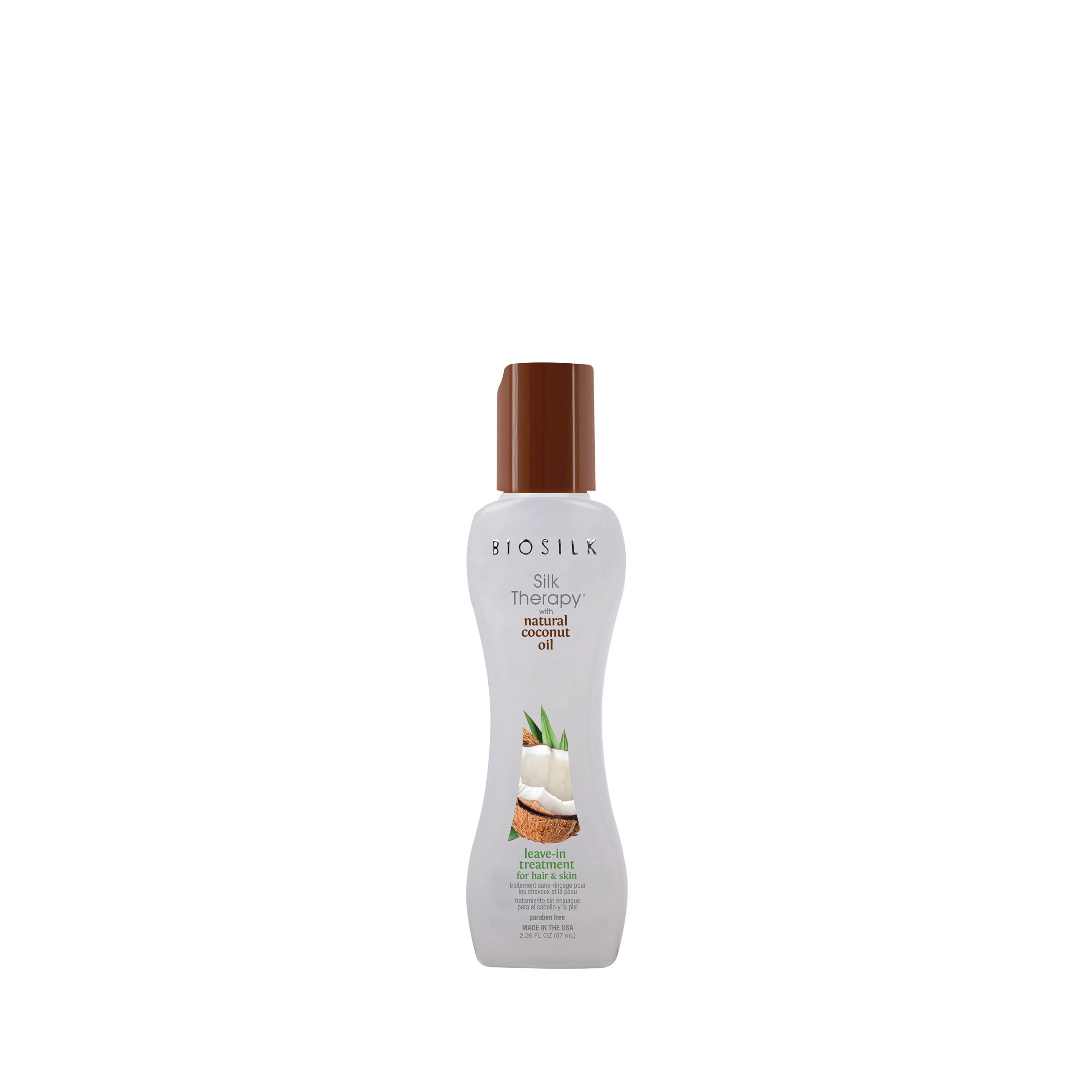 Tratamiento Sin Enjuague Biosilk Silk Therapy, Aceite De Coco, 4 Ml - Venta Internacional.