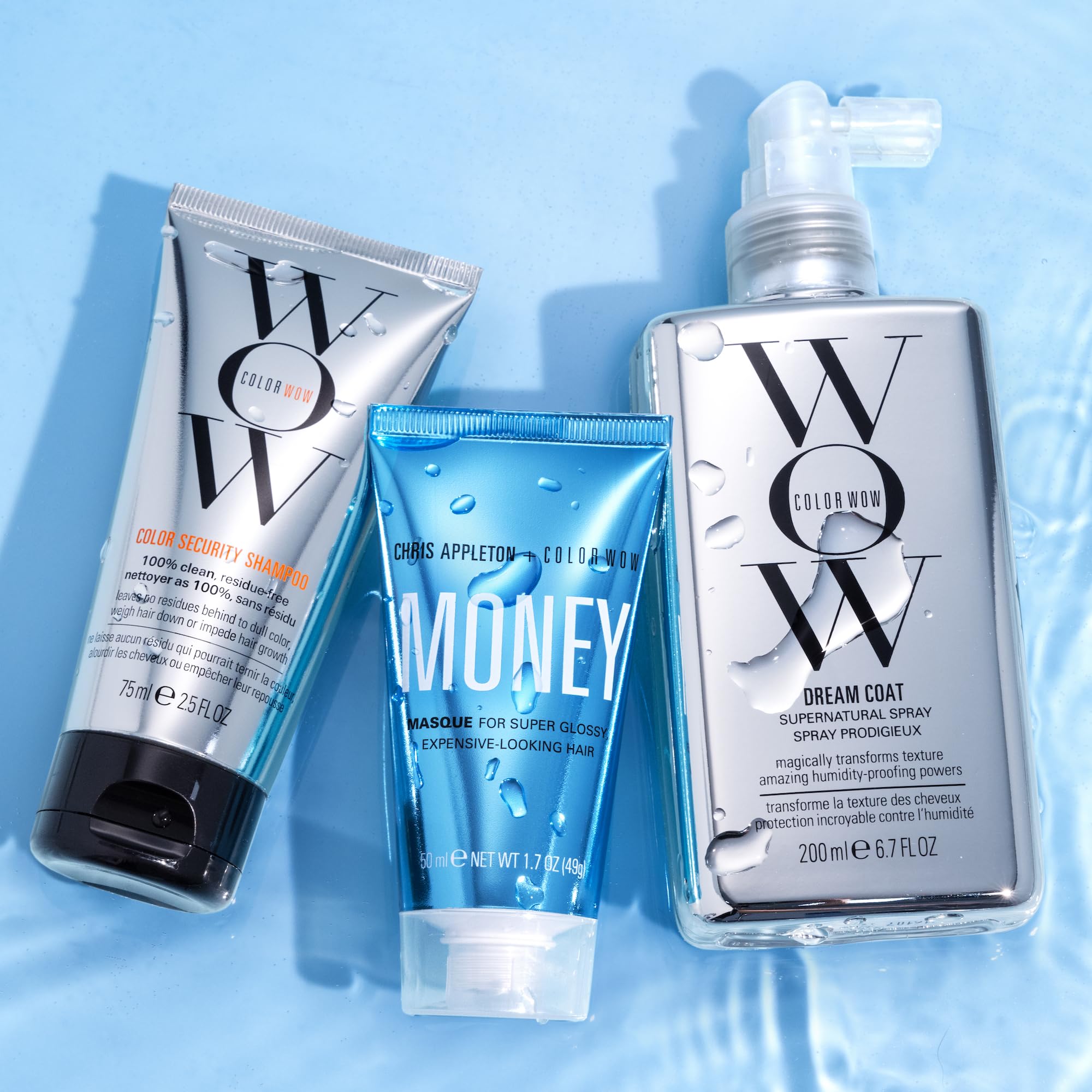 Foto 6 pulgar | Kit de Cuidado del Cabello Color Wow Smooth + Shiny Vips con Dream Coat - Venta Internacional