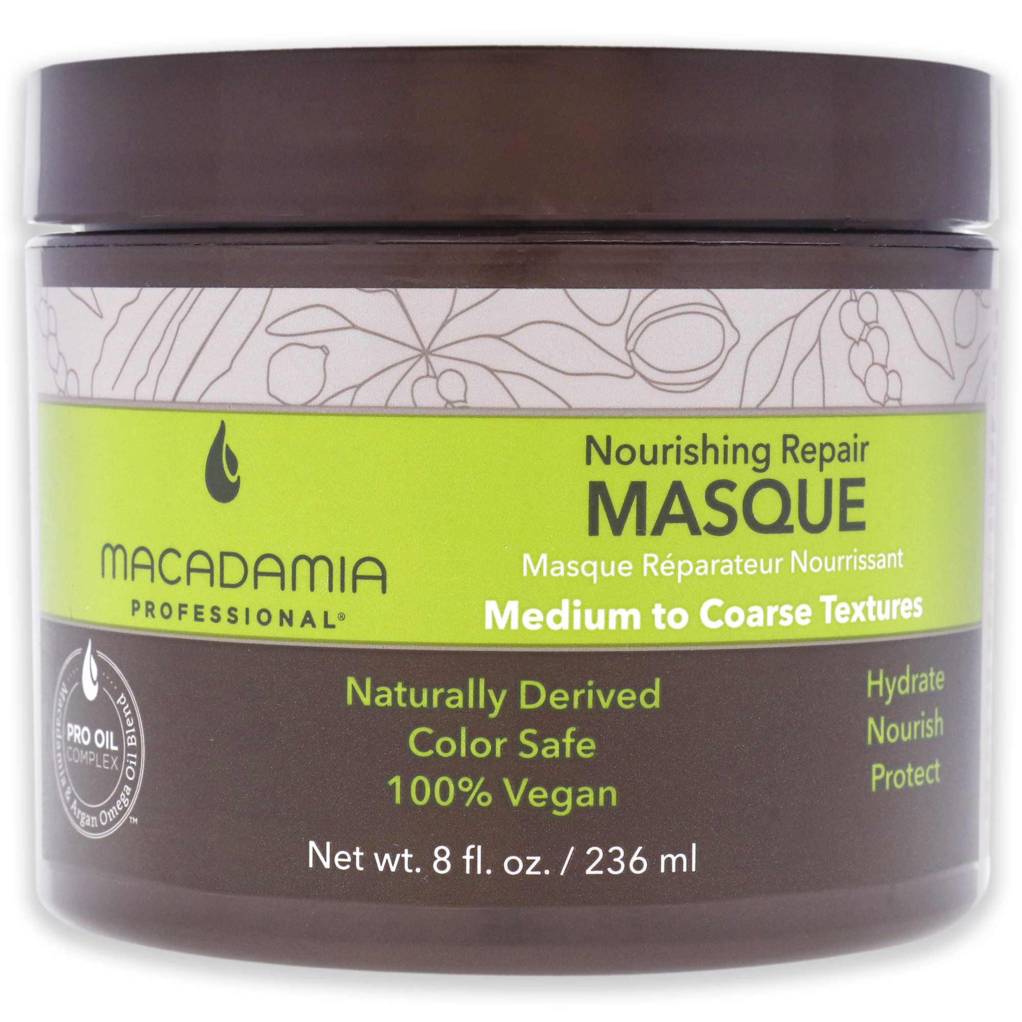 Foto 1 | Mascarilla Reparadora Para El Cabello, Aceite De Macadamia, Nutritiva, 240 Ml, Unisex - Venta Internacional.