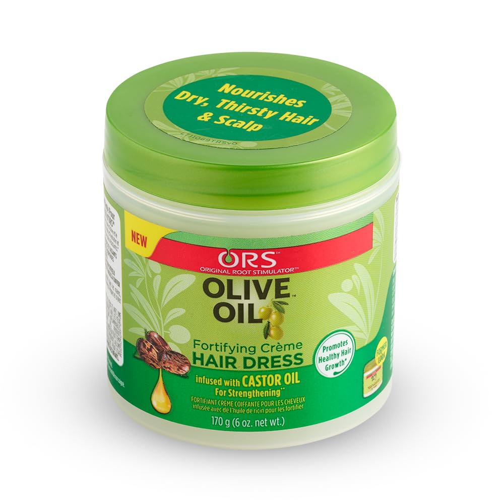 Foto 3 pulgar | Peinado Ors Con Aceite De Oliva Fortificante Con Aceite De Ricino, 180 Ml, 2 Veces - Venta Internacional.