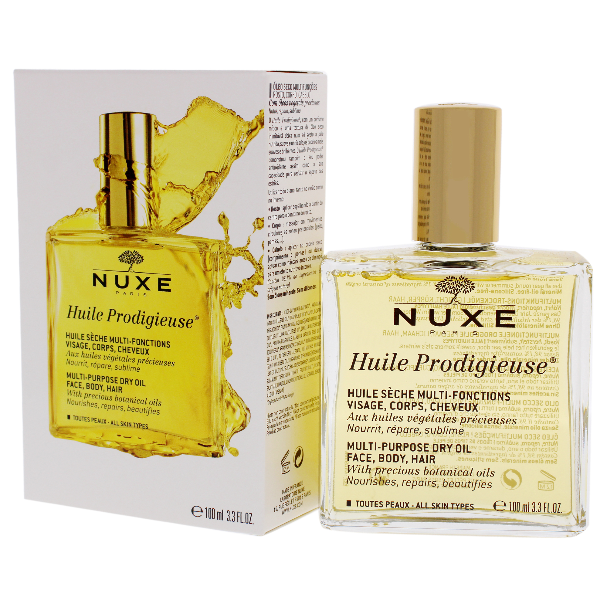 Foto 4 pulgar | Aceite Seco Nuxe Huile Prodigieuse Multiusos, 100 Ml, Unisex - Venta Internacional.