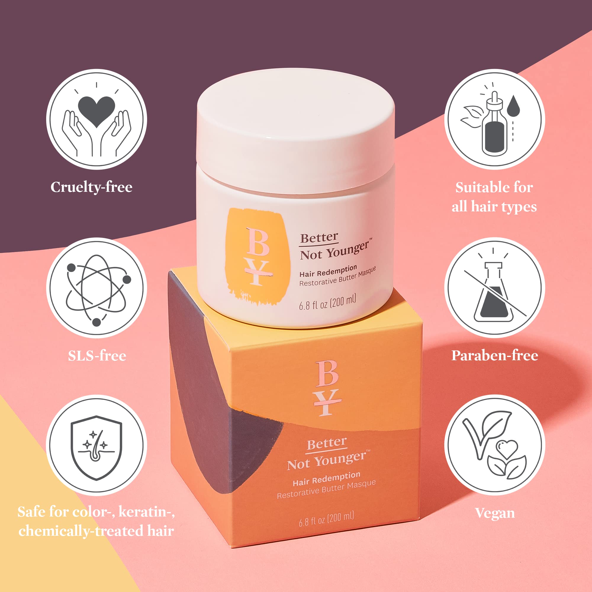 Foto 8 pulgar | Mascarilla Para El Cabello Better Not Younger Hair Redemption 200 Ml - Venta Internacional.