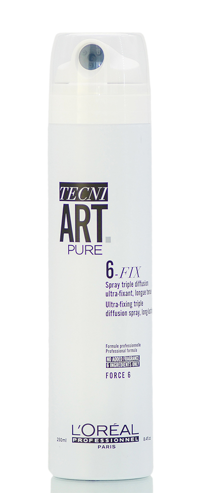 Aerosol L'oreal Tecni Art Pure 6-fix De Triple Difusión, 250 Ml - Venta Internacional.