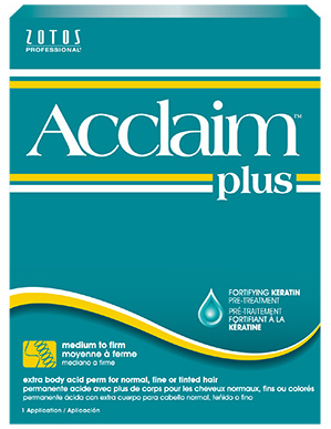 Perm Zotos Acclaim Acid Plus Extra Body, De Tamaño Medio A Firme - Venta Internacional.