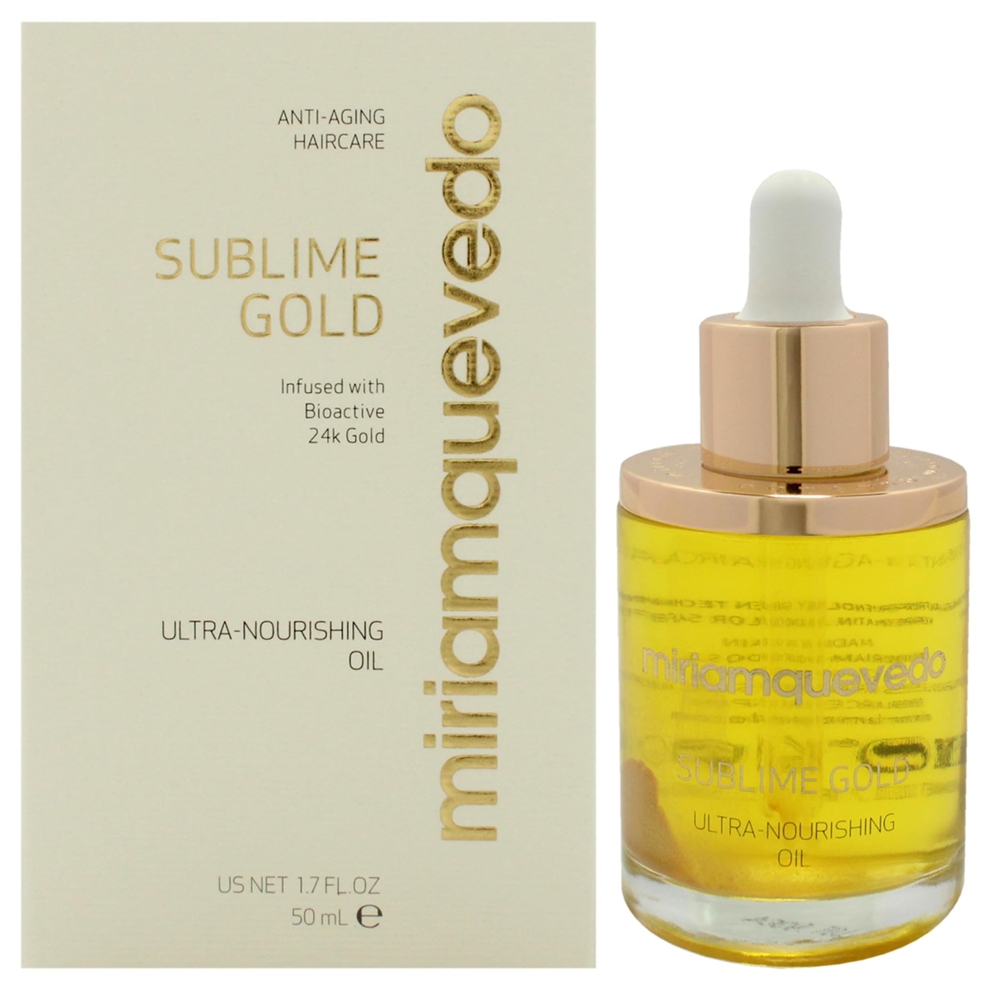 Foto 2 pulgar | Aceite Miriam Quevedo Sublime Gold Ultra Nourish, 50 Ml, Unisex - Venta Internacional.