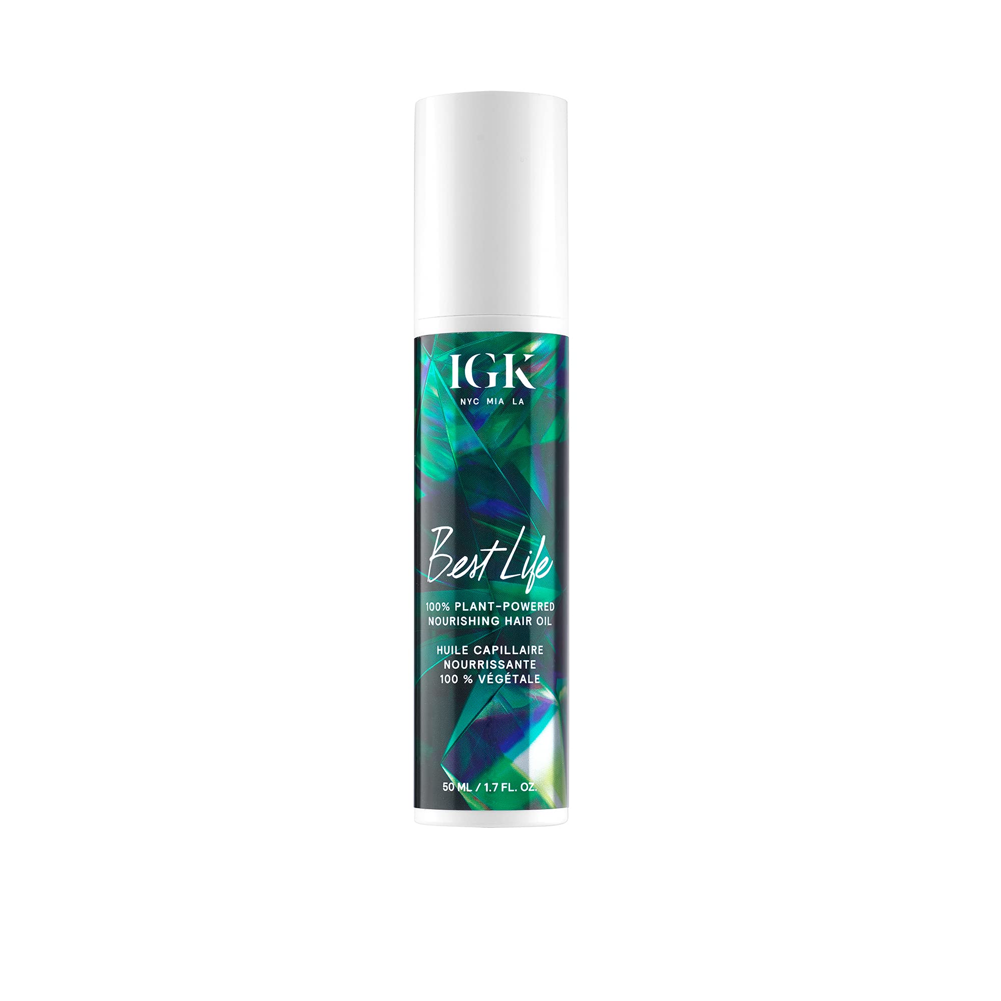 Aceite Capilar Igk Best Life, Nutritivo, 100% Vegetal, Suave, 45 Ml - Venta Internacional.