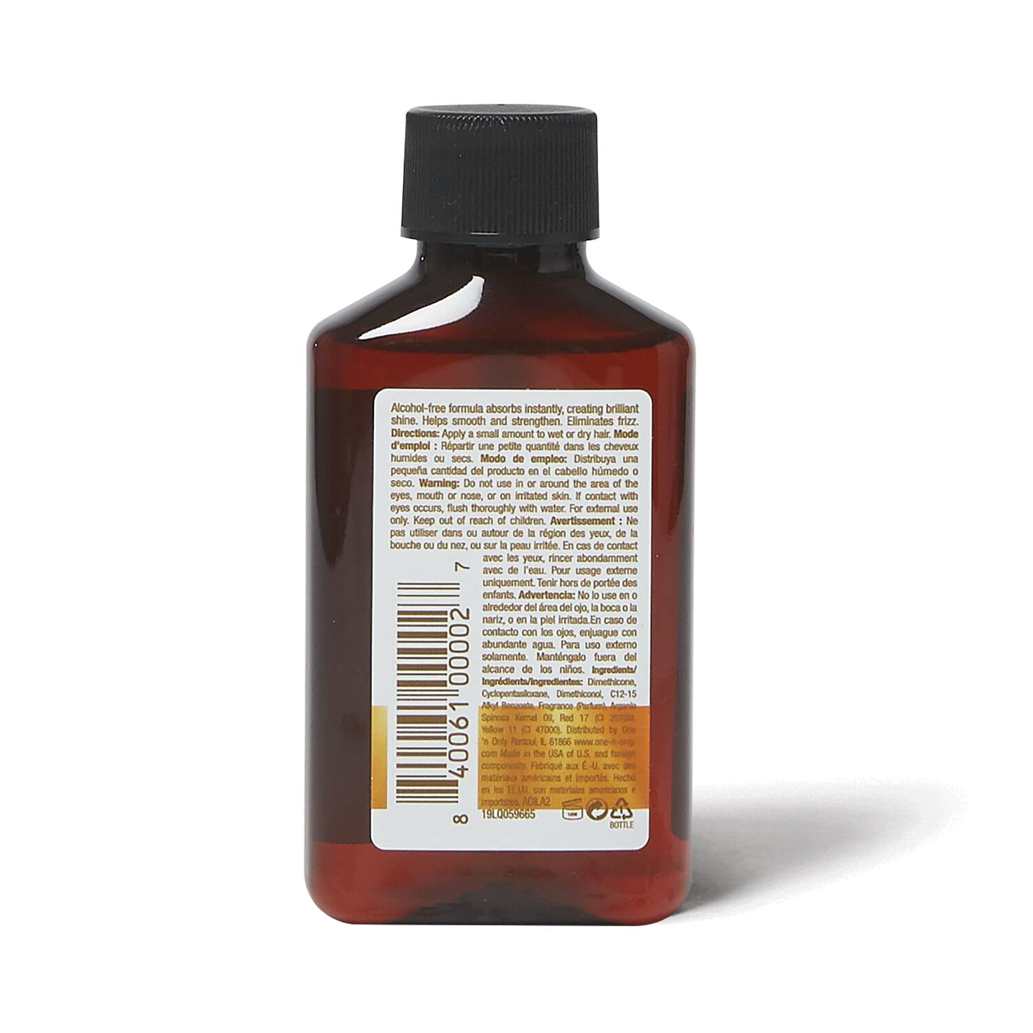 Foto 3 pulgar | Tratamiento Capilar One 'n Only Con Aceite De Argán 60 Ml - Venta Internacional