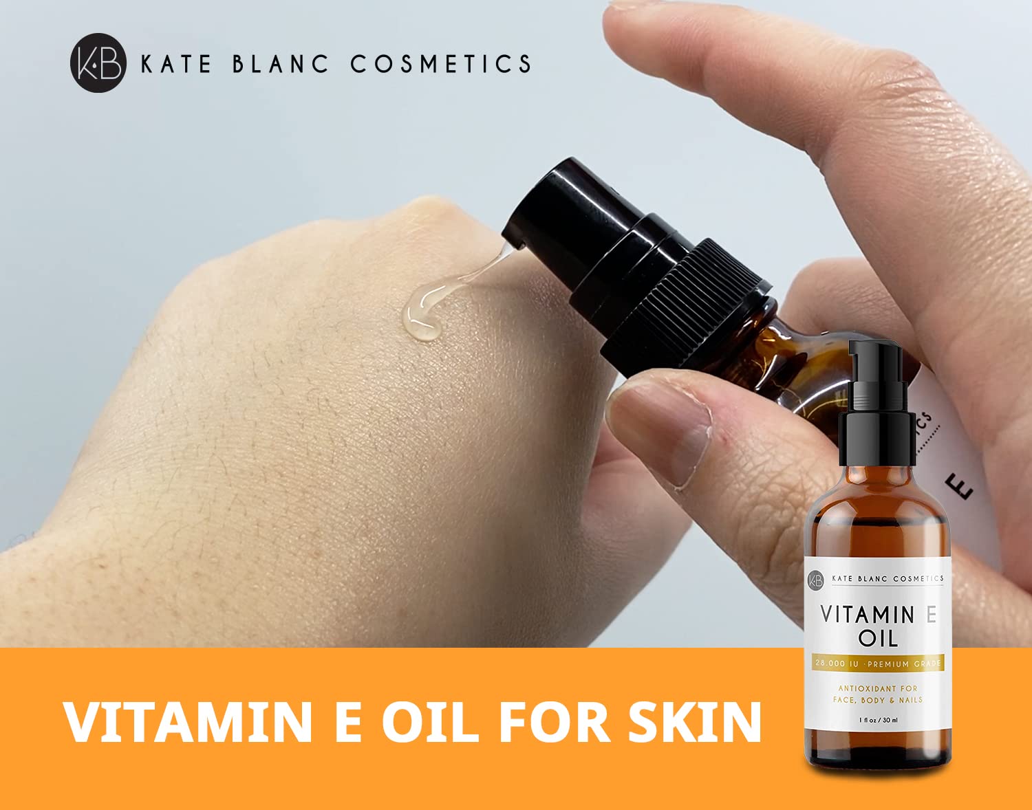 Foto 4 pulgar | Aceite de Vitamina E Kate Blanc Cosmetics para Piel y Rostro 30 Ml - Venta Internacional