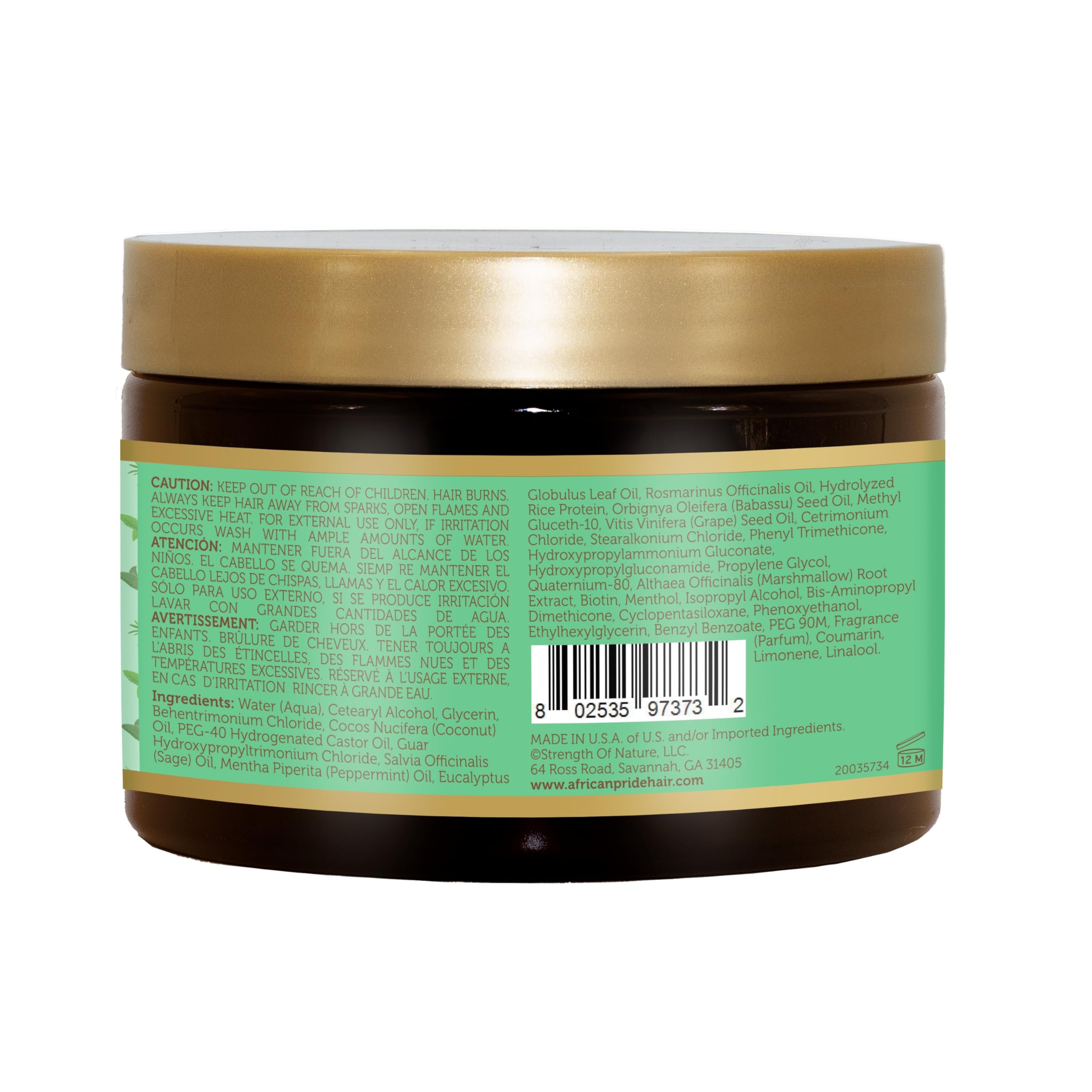 Foto 3 pulgar | Mascarilla Fortalecedora Del Cabello African Pride Feel It Formula 355 Ml - Venta Internacional.