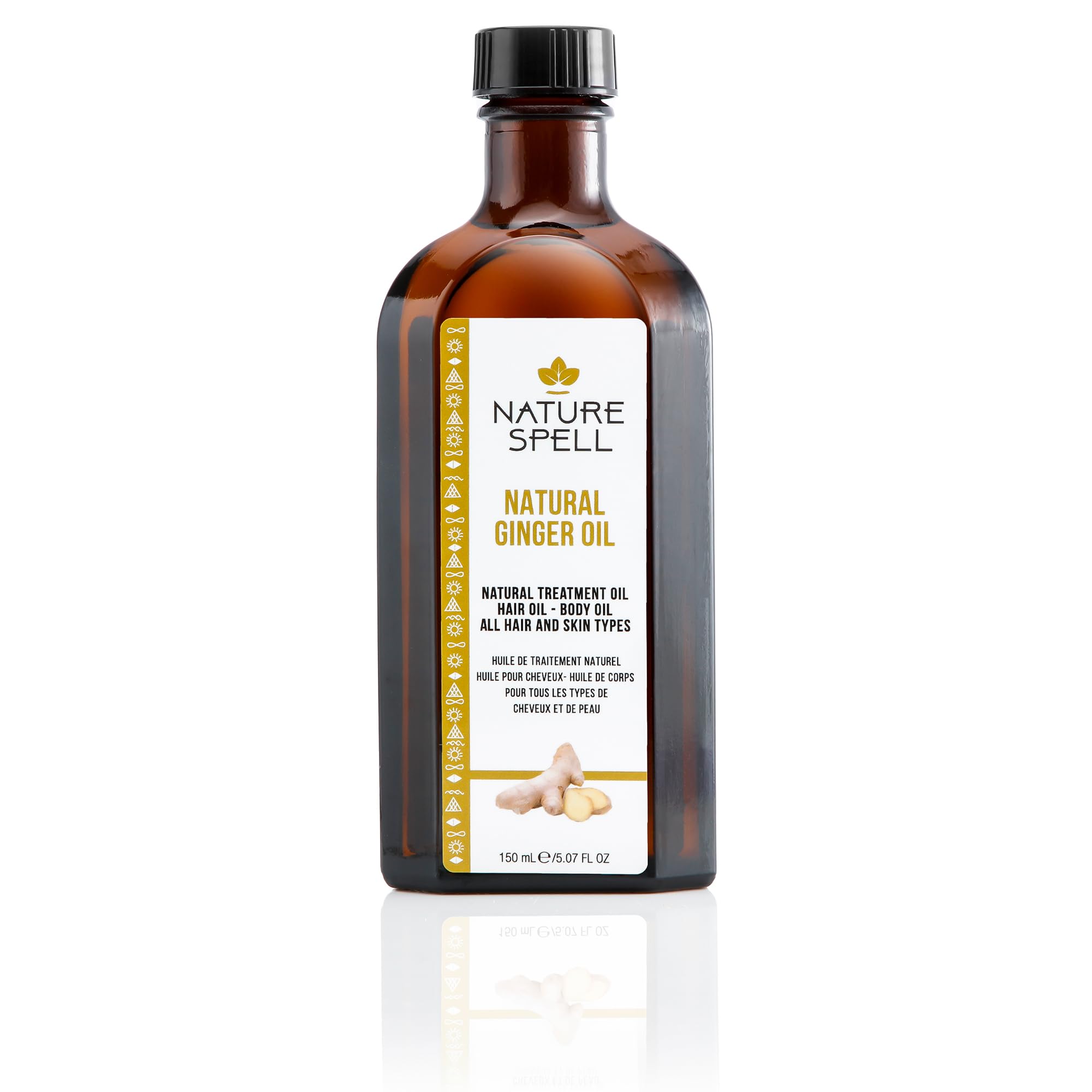 Aceite De Jengibre Nature Spell Para Cabello Y Cuerpo, 150 Ml, Prediluido - Venta Internacional.