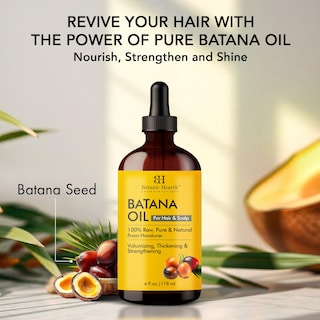 Foto 5 | Aceite De Batana Botanic Hearth Sin Procesar, 118 Ml, Para El Crecimiento Del Cabello, X2 - Venta Internacional.