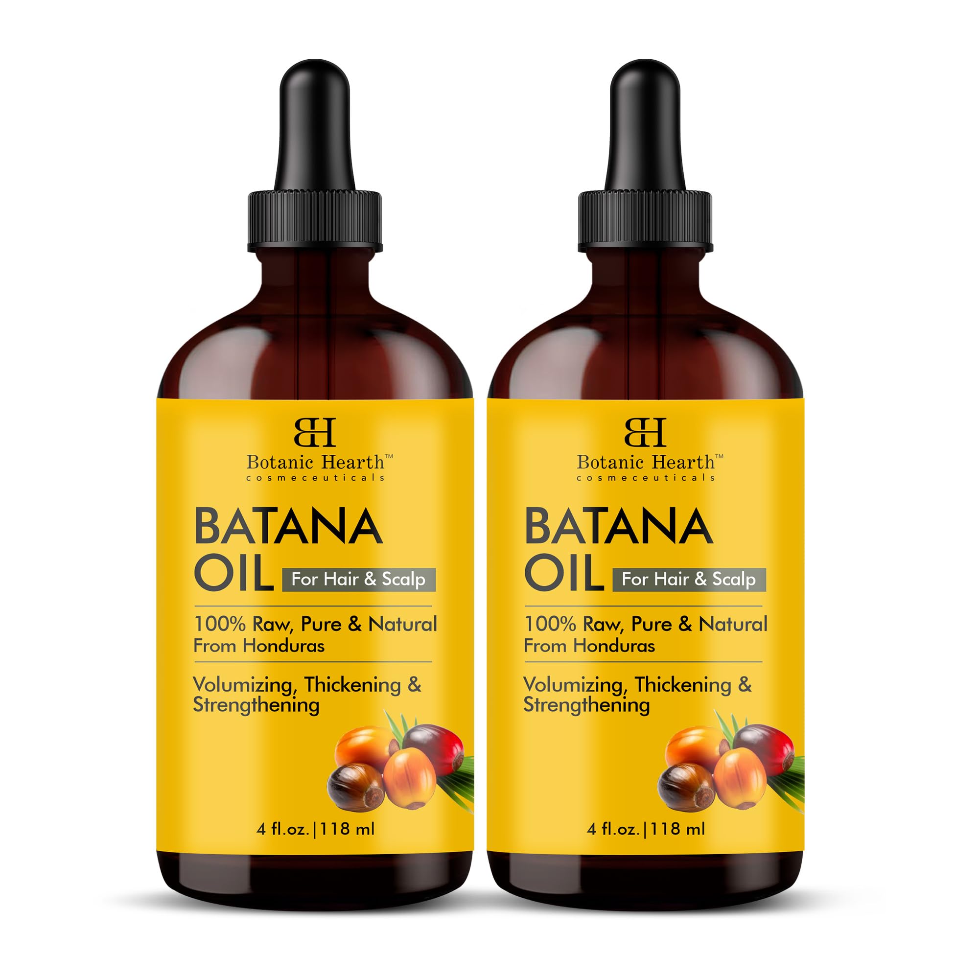 Foto 7 | Aceite De Batana Botanic Hearth Sin Procesar, 118 Ml, Para El Crecimiento Del Cabello, X2 - Venta Internacional.