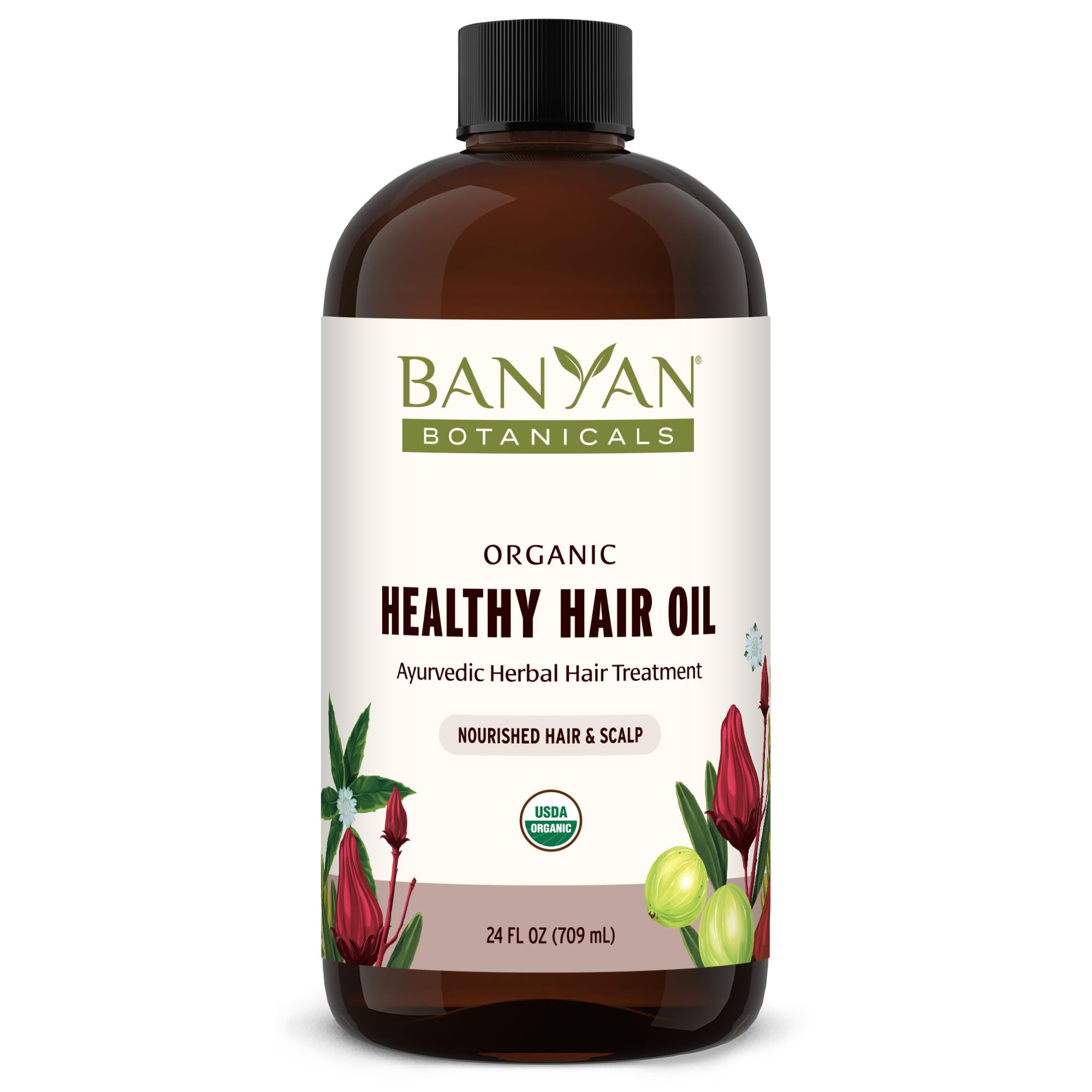 El Aceite Capilar A Base De Hierbas Banyan Botanicals Nutre El Crecimiento Del Cabello De 710 Ml - Venta Internacional.