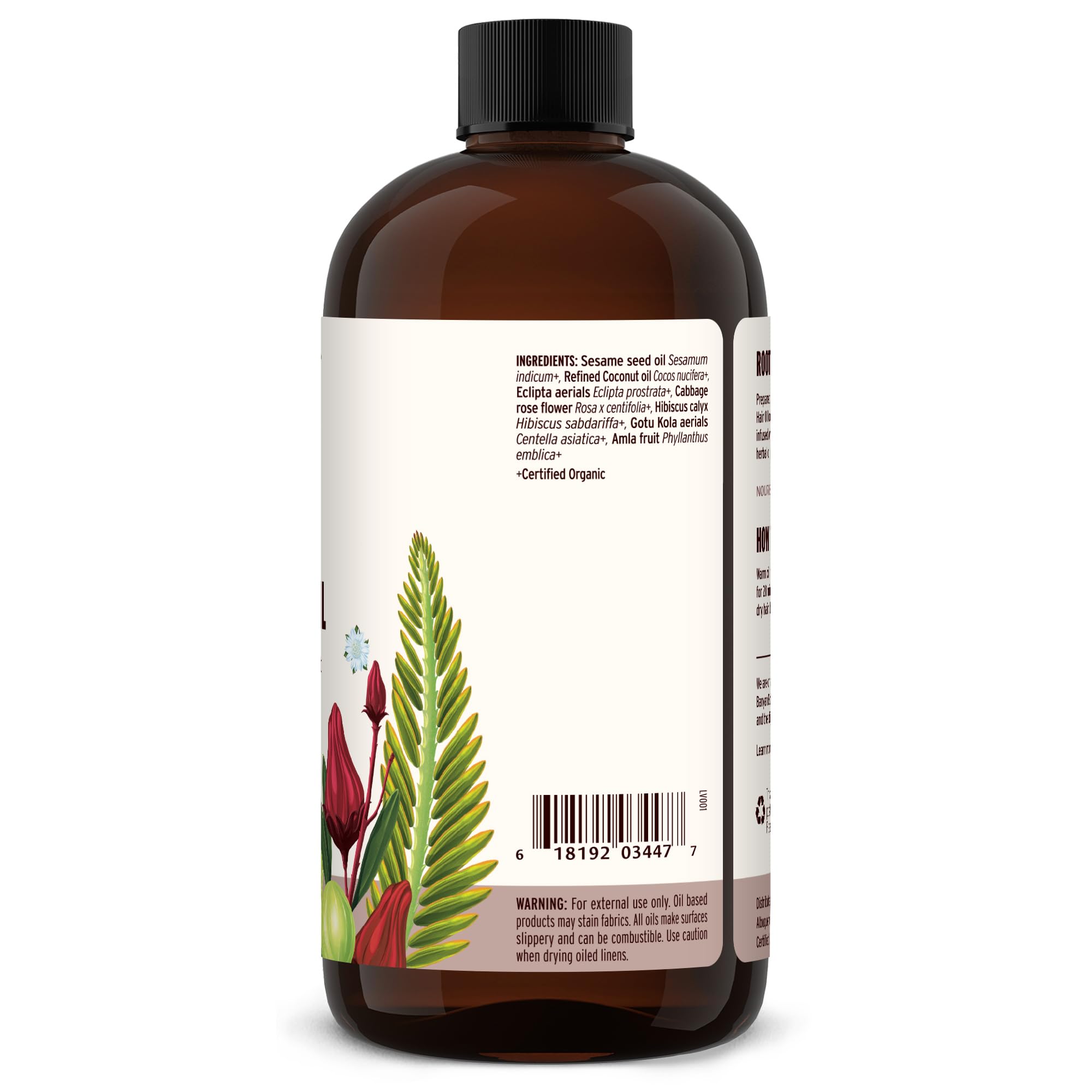 Foto 4 pulgar | El Aceite Capilar A Base De Hierbas Banyan Botanicals Nutre El Crecimiento Del Cabello De 710 Ml - Venta Internacional.