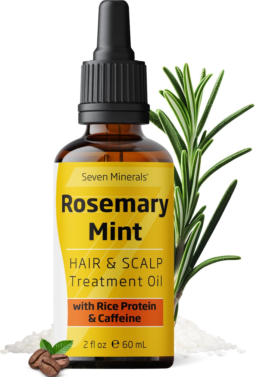 Aceite De Tratamiento Capilar Seven Minerals Rosemary Con Proteína De Arroz - Venta Internacional.