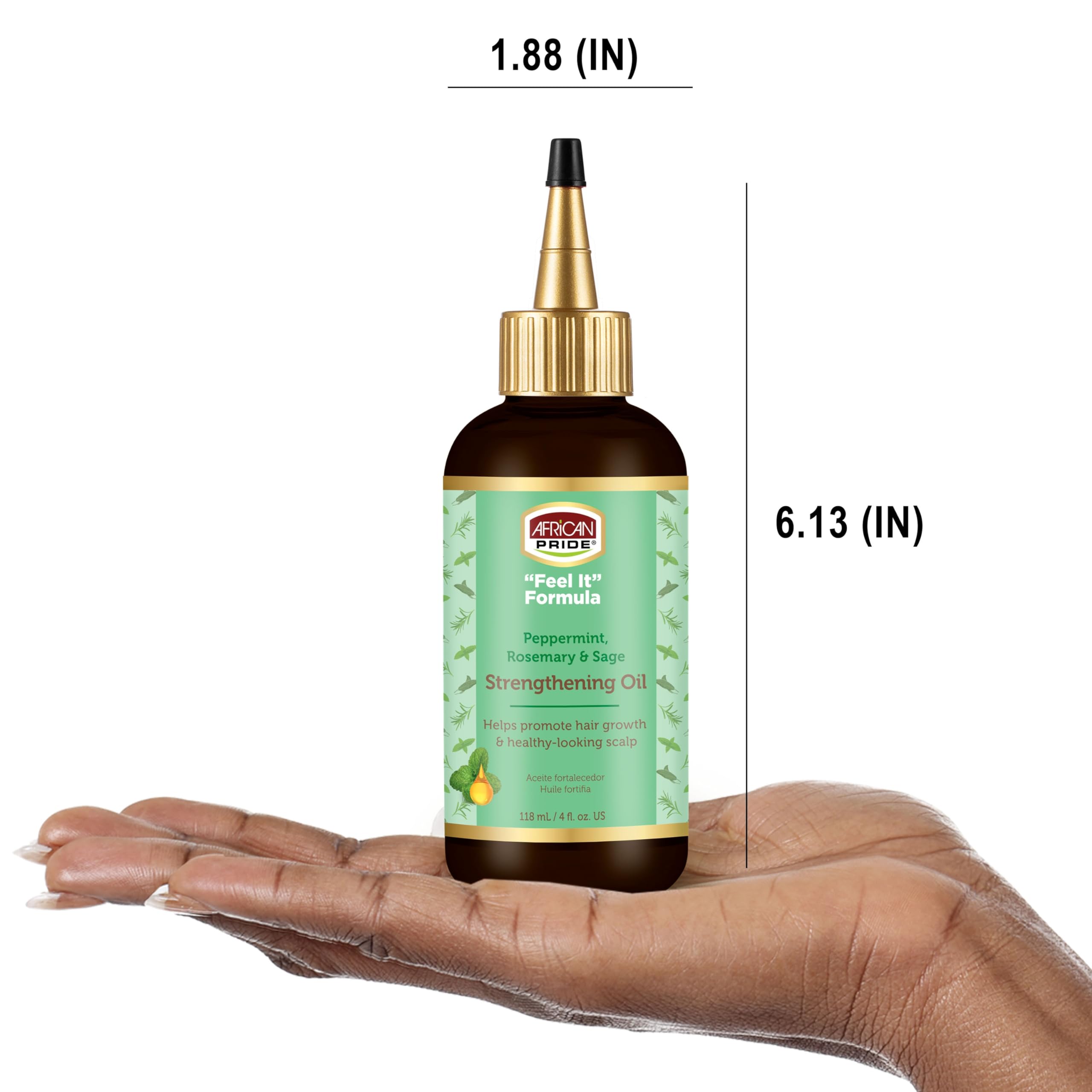 Foto 6 pulgar | Aceite Fortalecedor Del Cabello African Pride Feel It, 120 Ml, Paquete De 3 - Venta Internacional.