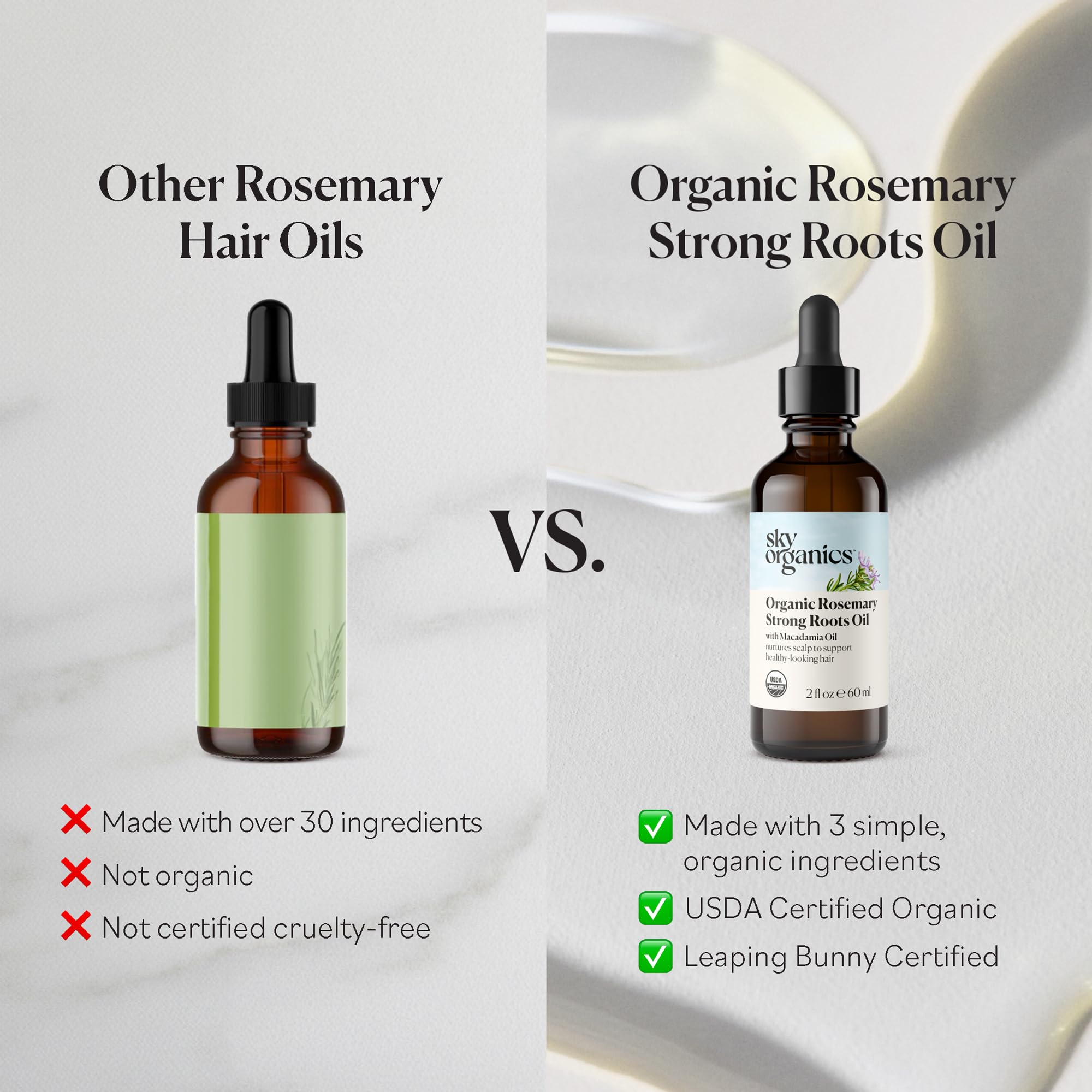 Foto 6 | Sérum Para El Crecimiento Del Cabello Sky Organics Organic Rosemary 60 Ml - Venta Internacional.