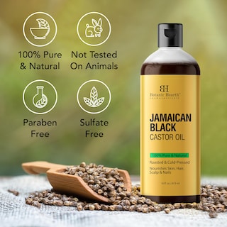 Foto 6 | Aceite De Ricino Negro Jamaicano Botanic Hearth 480 Ml Hair & Skin C - Venta Internacional.