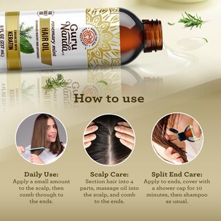 Foto 4 | Aceite Capilar Gurunanda Rosemary Mint Con Queratina Y Vitamina E 240 Ml - Venta Internacional.