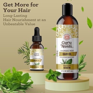 Foto 7 | Aceite Capilar Gurunanda Rosemary Mint Con Queratina Y Vitamina E 240 Ml - Venta Internacional.