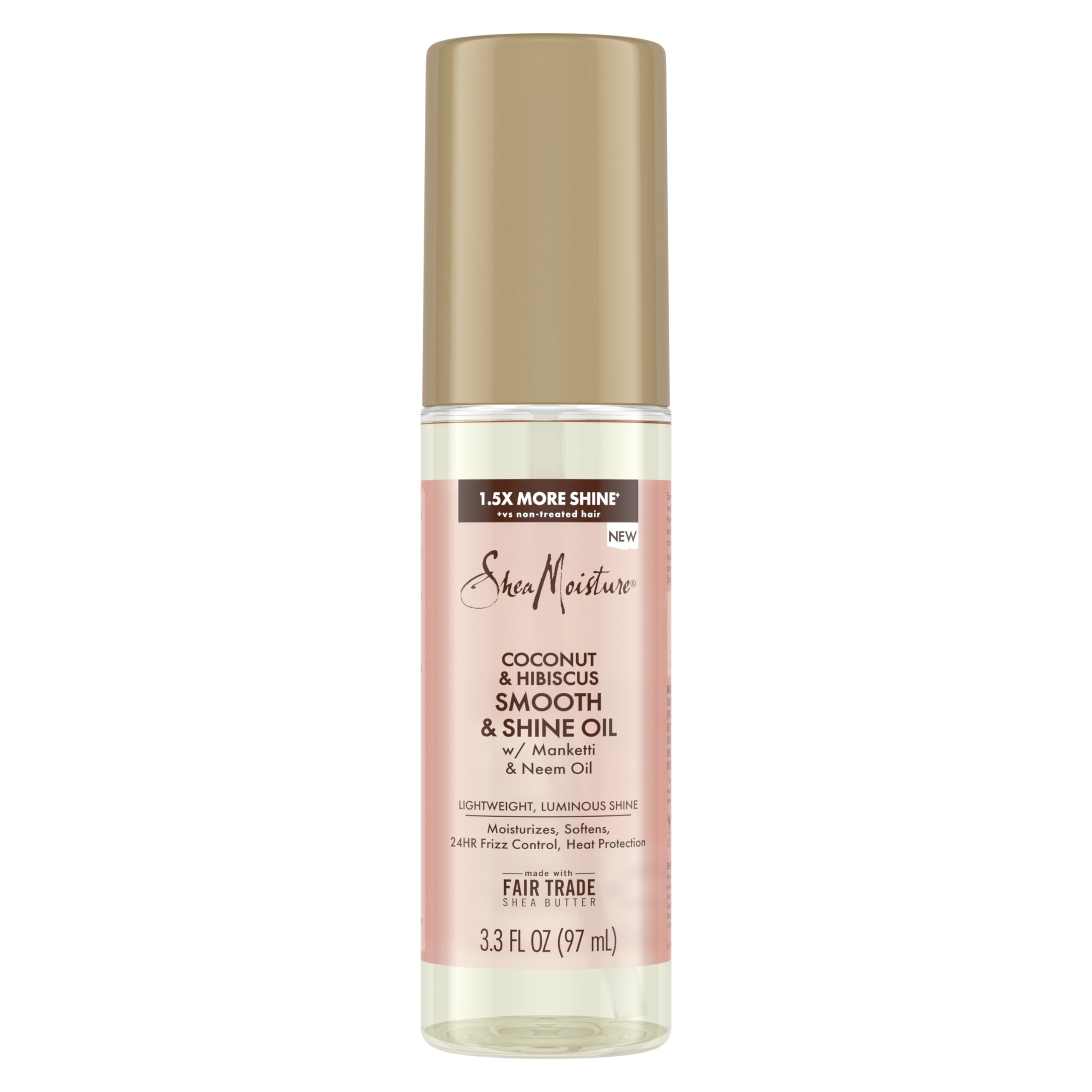 Aceite Capilar SheaMoisture Smooth & Shine Coco e Hibisco 97 ml - Venta Internacional