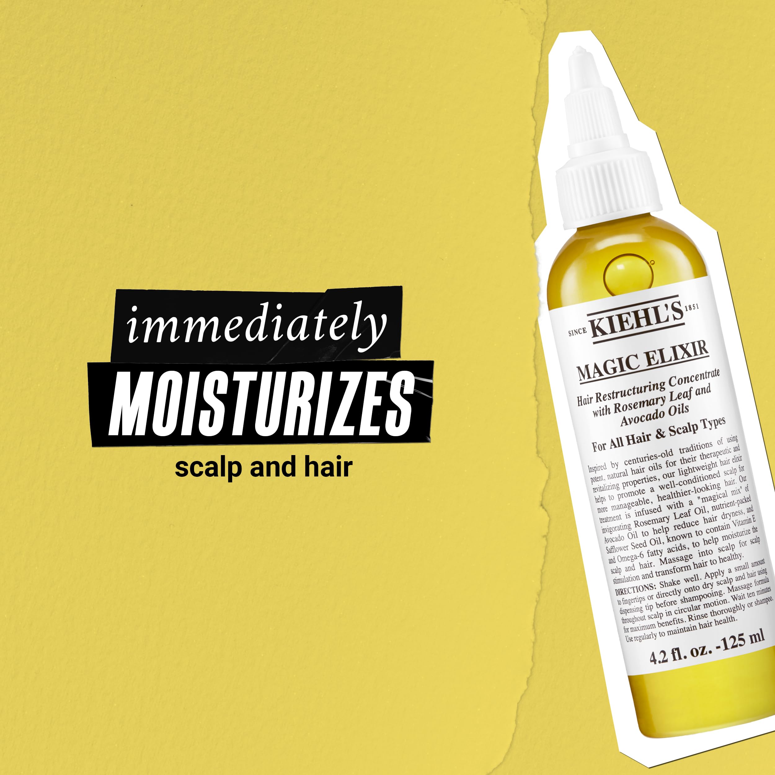 Foto 5 pulgar | Tratamiento Capilar Kiehl's Magic Elixir Scalp con Aceite de Aguacate - Venta Internacional