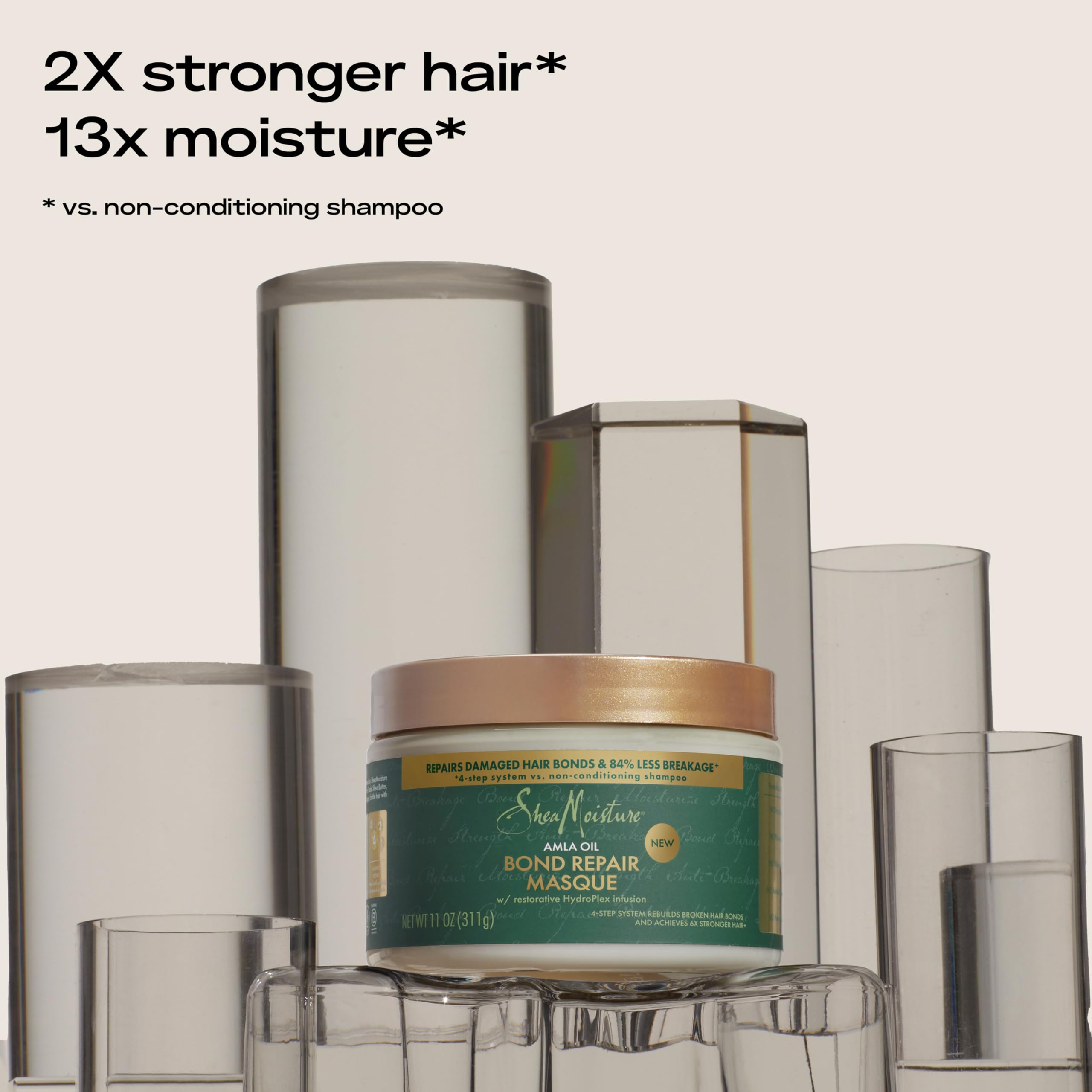 Foto 3 pulgar | Mascarilla Capilar SheaMoisture Bond Repair Amla Oil 311 ml - Venta Internacional