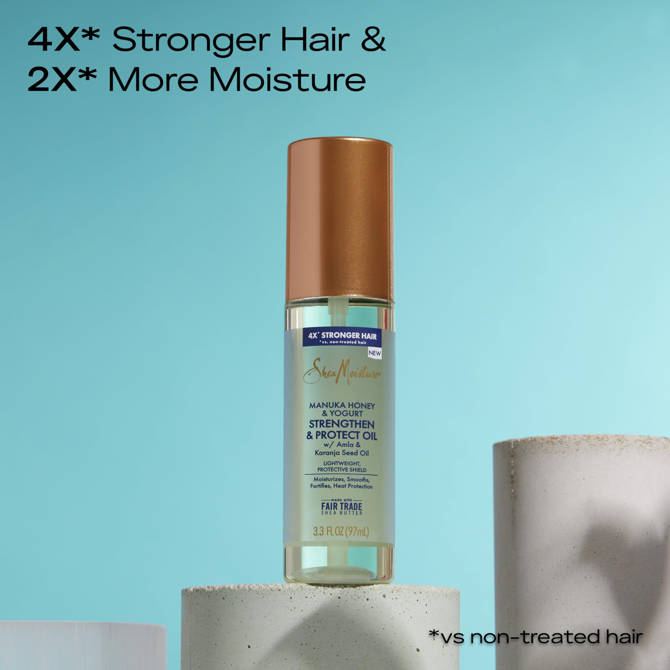Foto 3 | Aceite de Karité SheaMoisture Fortalece y Protege 97 ml - Venta Internacional