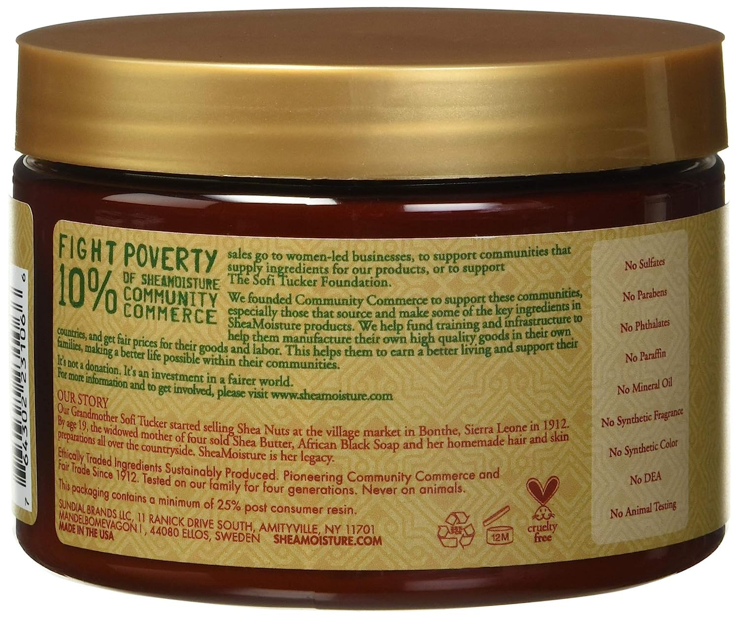 Foto 3 pulgar | Mascarilla de Tratamiento Sheamoisture Miel de Manuka y Aceite De Mafura 325 g - Venta Internacional