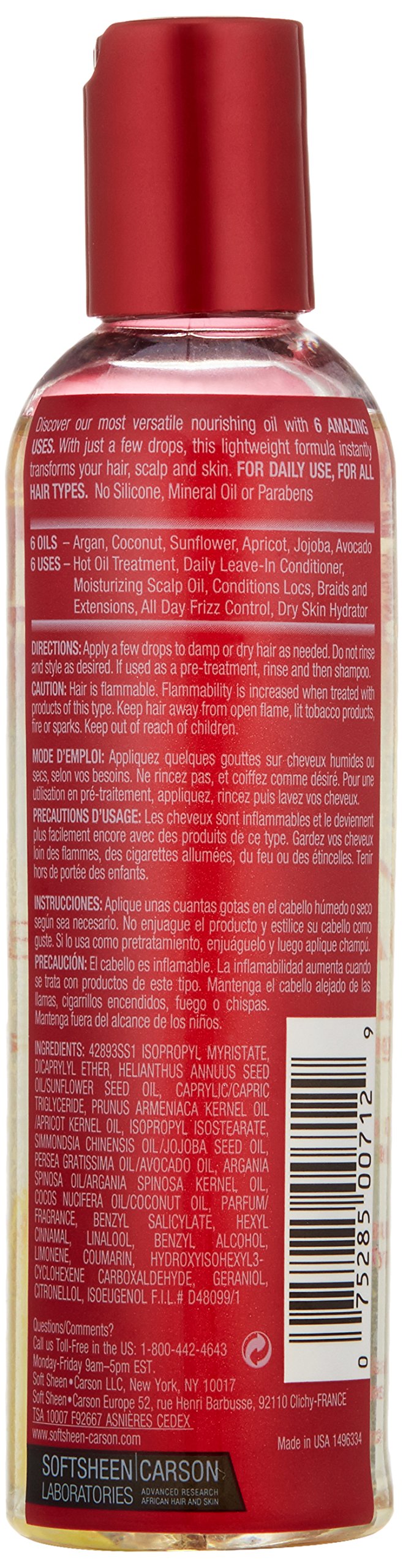 Foto 3 pulgar | Miracle Oil SoftSheen Carson Optimum Care 6 en 1 con 120 ml - Venta Internacional