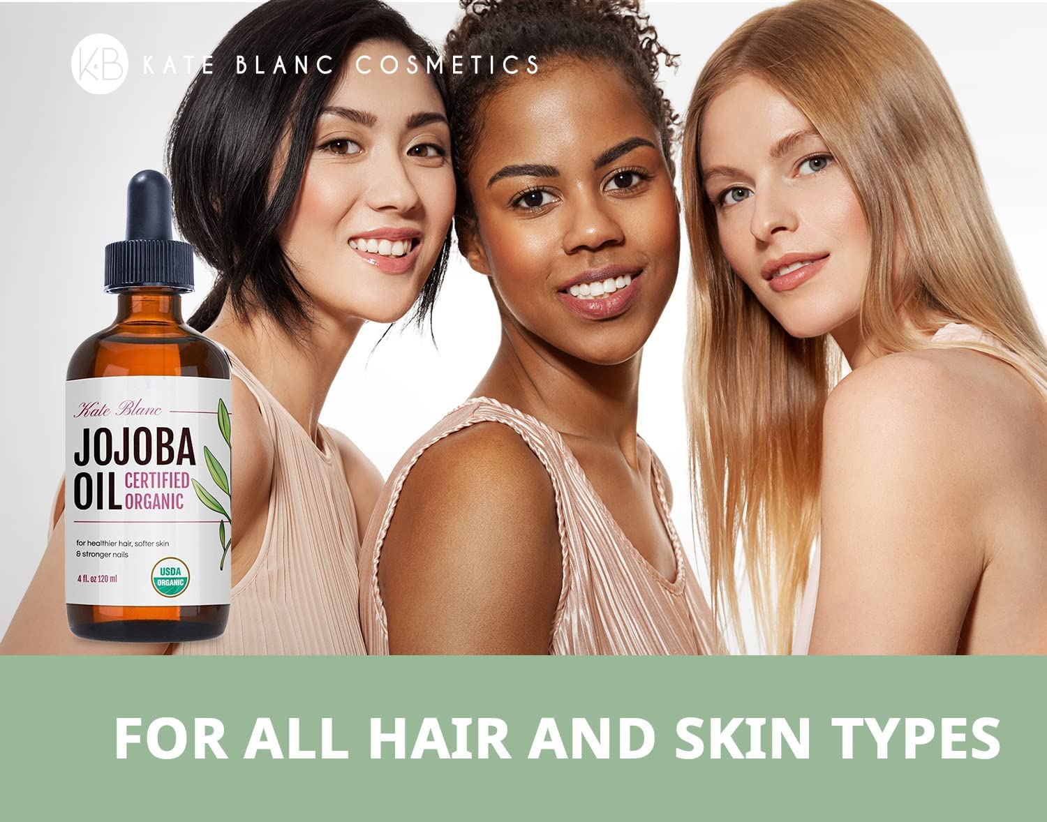 Foto 5 pulgar | Aceite De Jojoba Orgánico Kate Blanc Cosmetics Para Piel Y Cabello 120 Ml - Venta Internacional.