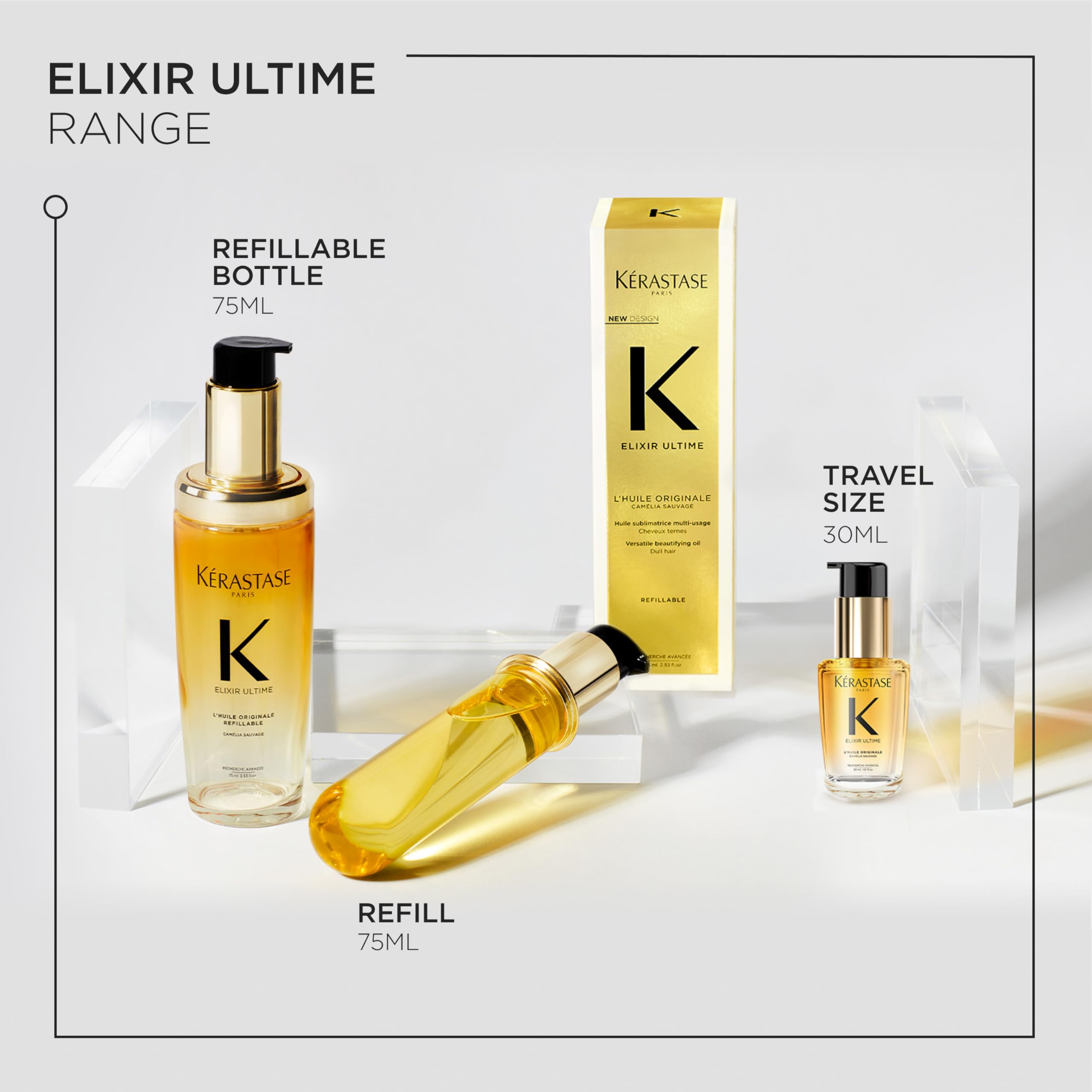 Foto 8 pulgar | Aceite Capilar Kerastase Elixir Ultime L'huile Original 30 Ml Travel - Venta Internacional.