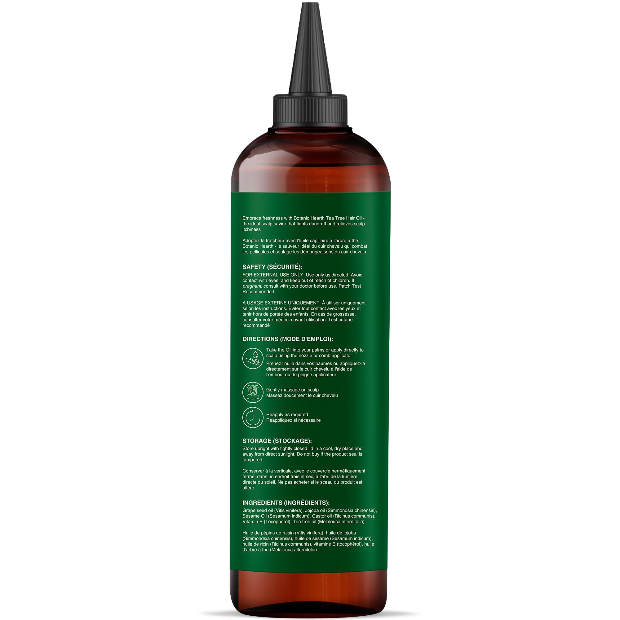 Foto 3 pulgar | Aceite Capilar Botanic Hearth Tea Tree Con Aceites De Jojoba Y Semillas De Uva, 200 Ml - Venta Internacional.