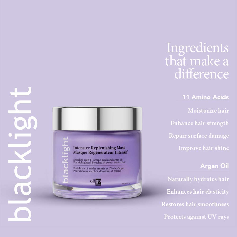 Foto 4 | Mascarilla Capilar Oligo Professionnel Blacklight Intensive 200 Ml - Venta Internacional.