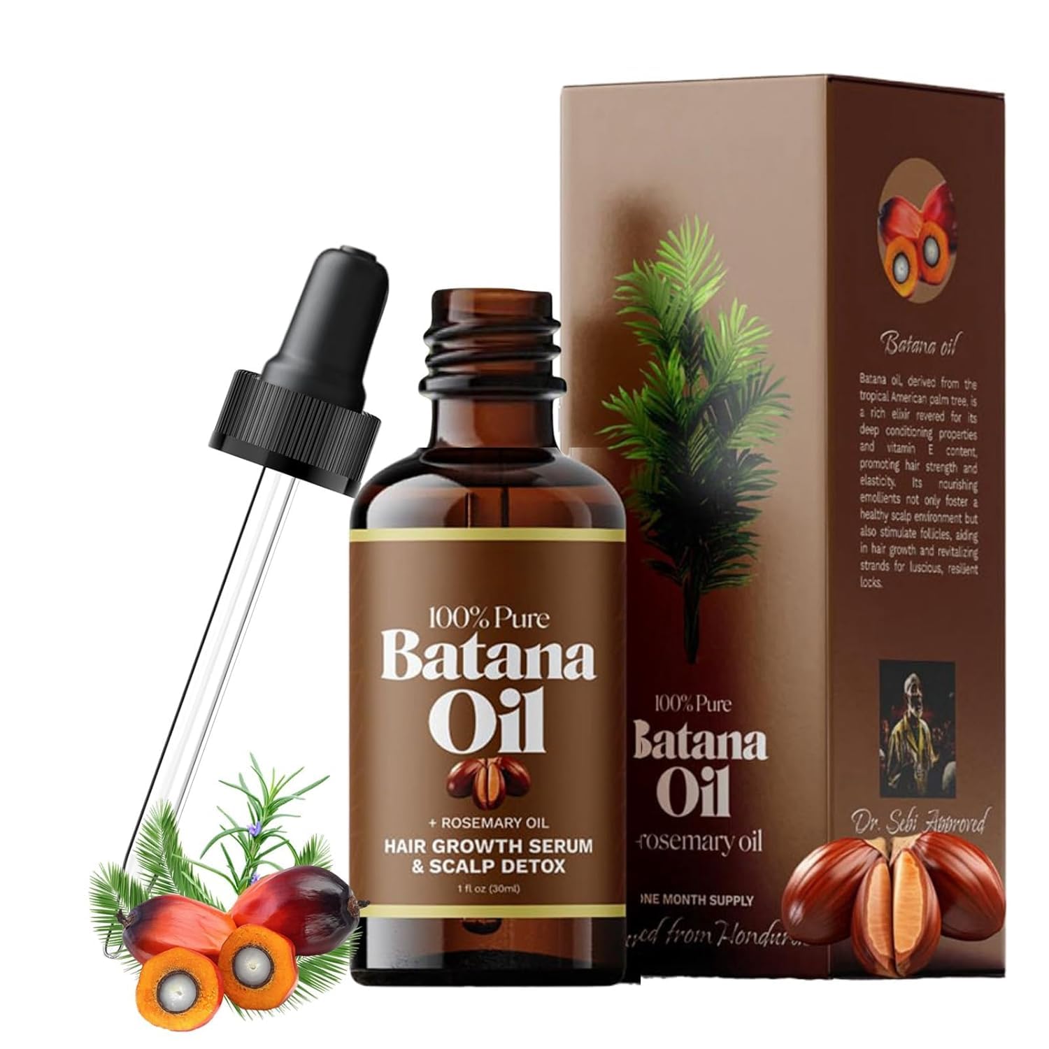 Aceite Capilar Aceite De Batana Con Romero 100% Orgánico Para El Crecimiento Del Cabello - Venta Internacional.