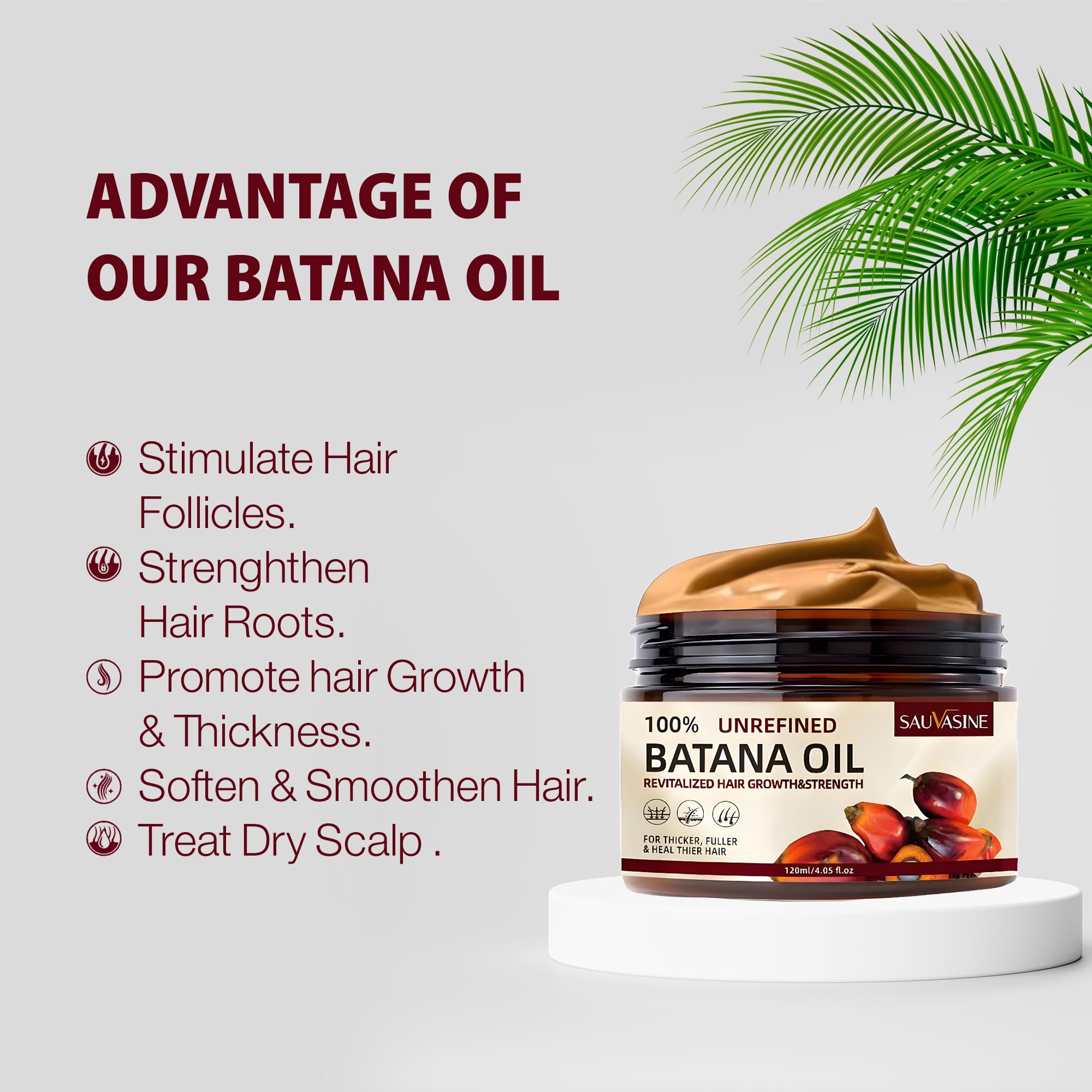 Foto 4 | Aceite Capilar Aceite De Batana Para El Crecimiento Del Cabello, 120 Ml, 100% Natural - Venta Internacional.