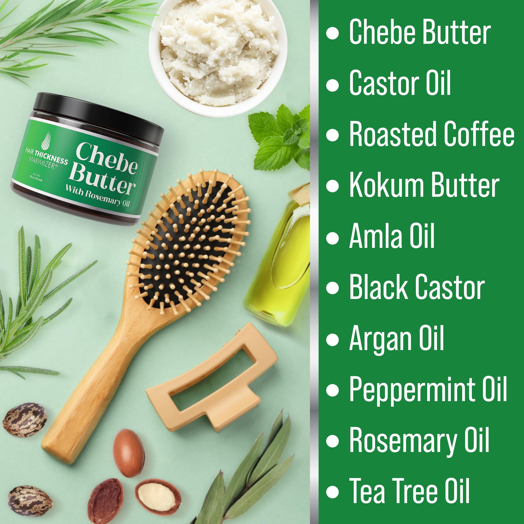 Foto 6 pulgar | Manteca Para El Cabello, Maximizadora Del Grosor Del Cabello, Aceite De Romero, 60 Ml - Venta Internacional.