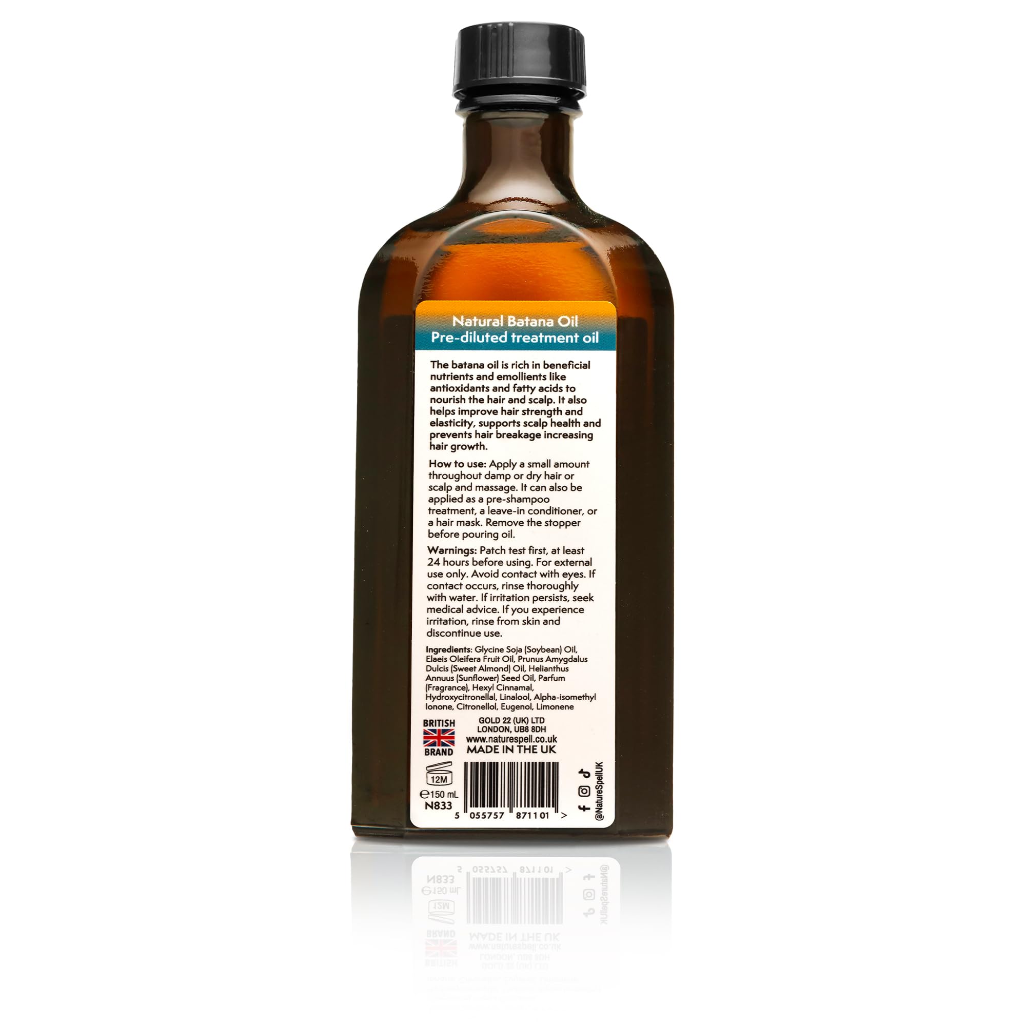 Foto 7 pulgar | Aceite De Tratamiento Capilar Nature Spell Batana 150 Ml Para El Crecimiento Del Cabello - Venta Internacional.