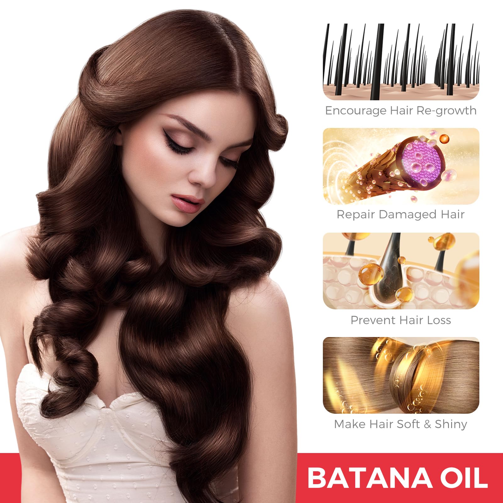 Foto 8 pulgar | Aceite De Batana Para El Crecimiento Del Cabello Genérico, 60 Ml, 100% Puro Y Natural - Venta Internacional.