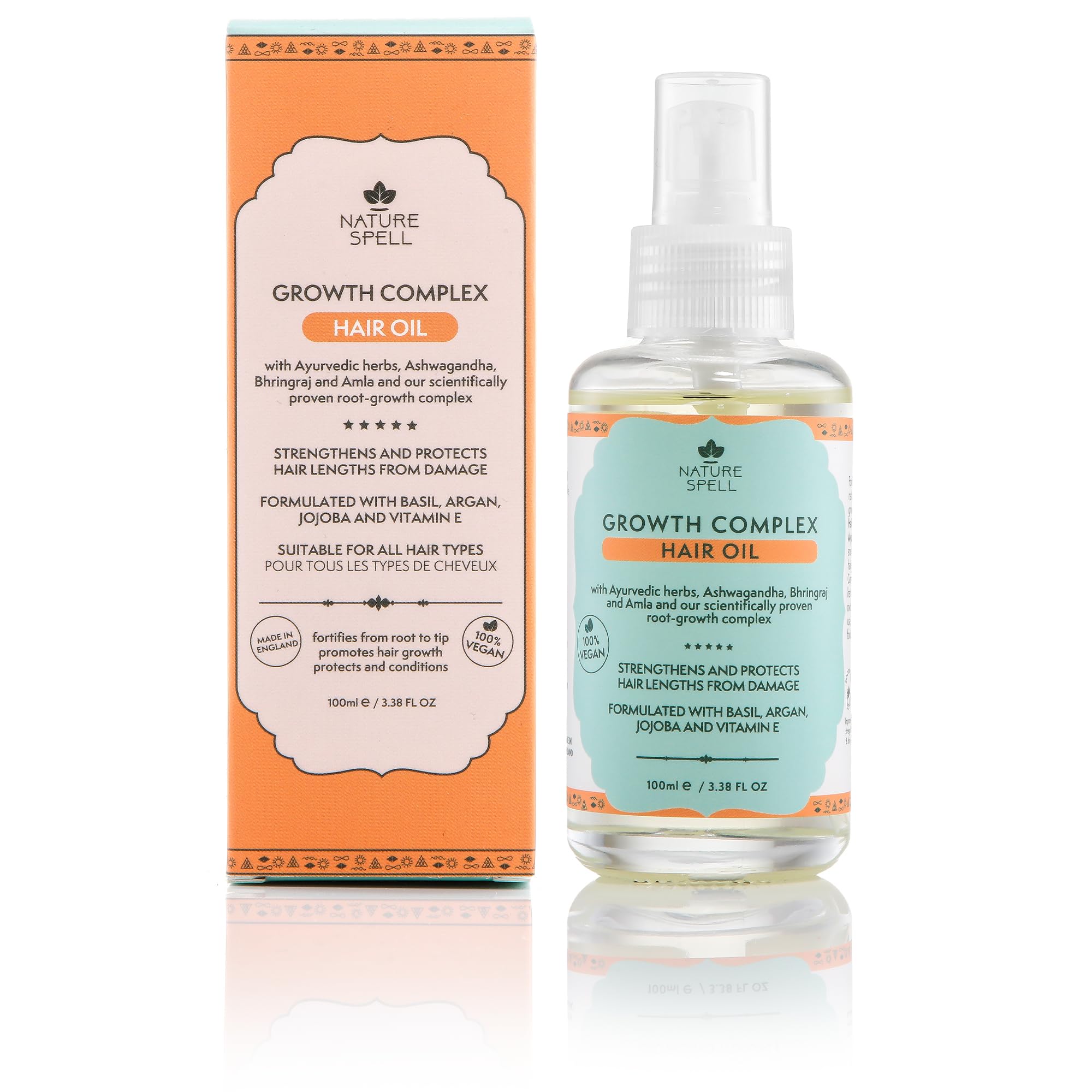 Foto 2 pulgar | Aceite para Crecimiento de Cabello Nature Spell Growth Complex 100 ml - Venta Internacional