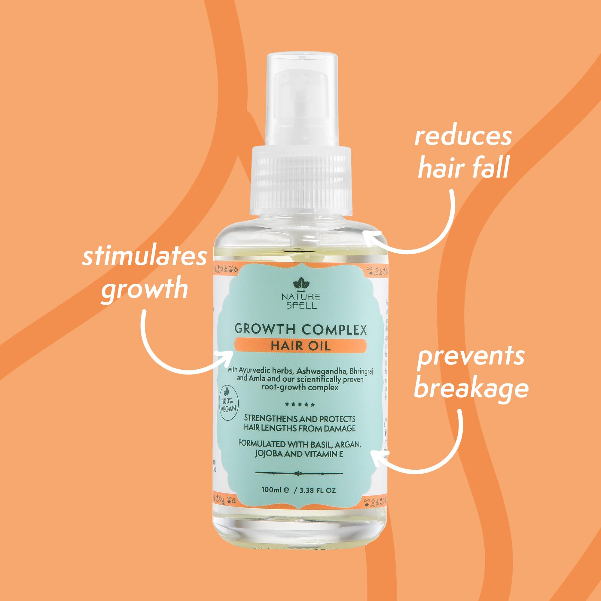Foto 2 | Aceite para Crecimiento de Cabello Nature Spell Growth Complex 100 ml - Venta Internacional