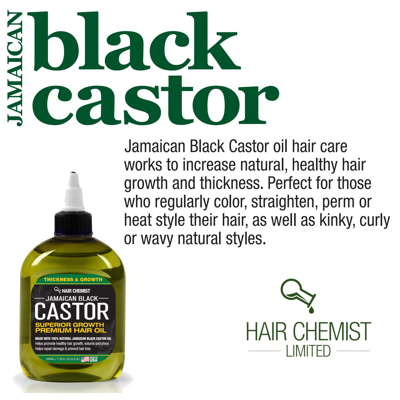 Foto 4 pulgar | Aceite Capilar Hair Chemist Superior Growth Jamaican Black Castor 207 Ml - Venta Internacional