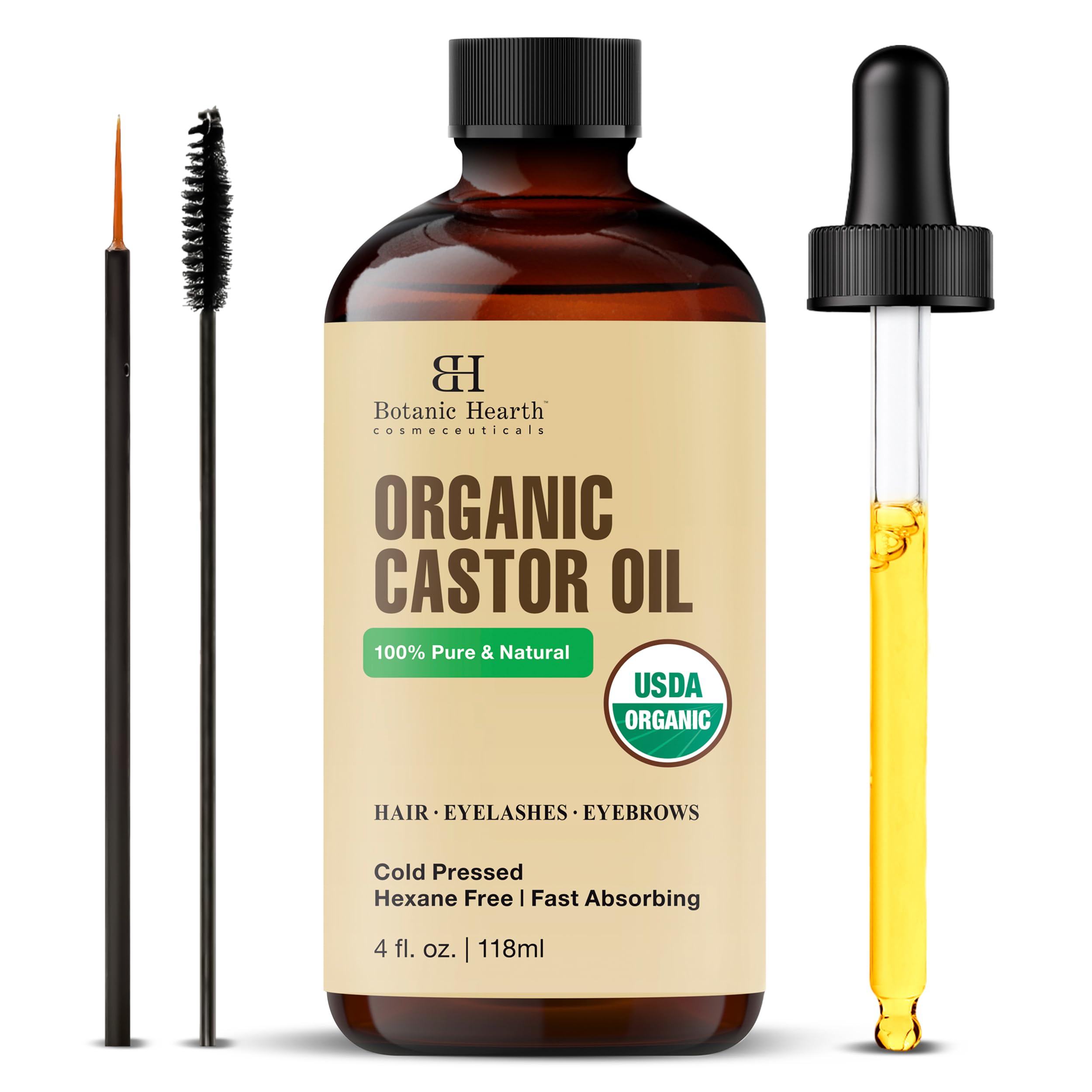 Aceite De Ricino Botanic Hearth 118 ml-Venta Internacional