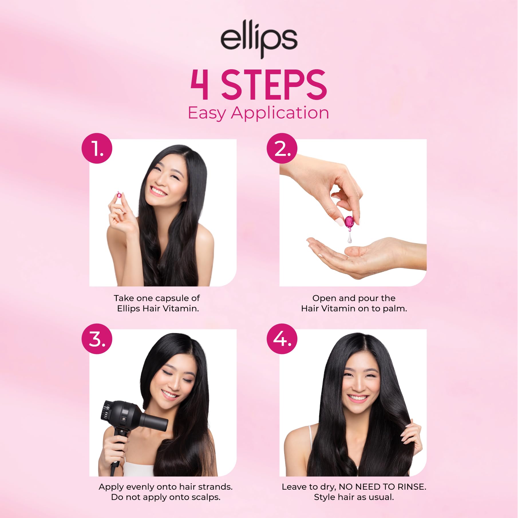 Foto 7 pulgar | Vitamina Capilar Ellips Con Aceite Marroquí Y De Jojoba - Venta Internacional.